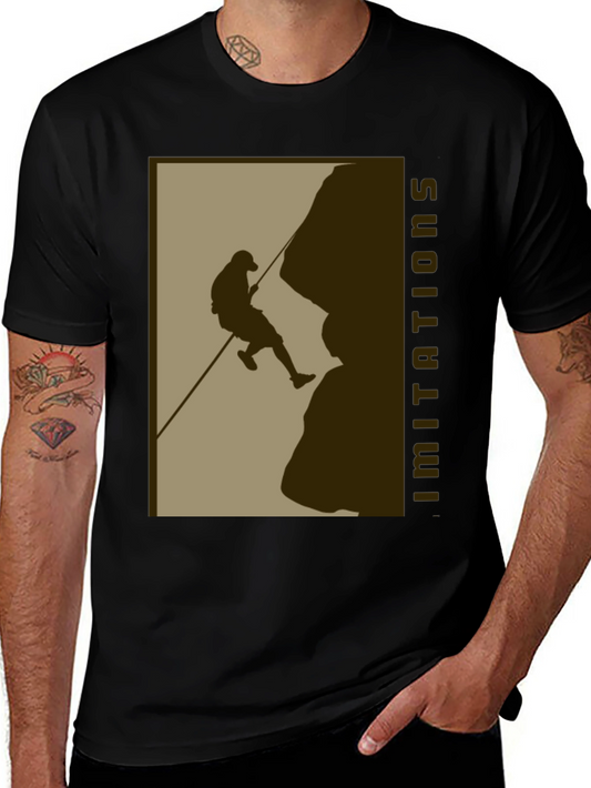 Climbing Silhouette Graphic T-Shirt