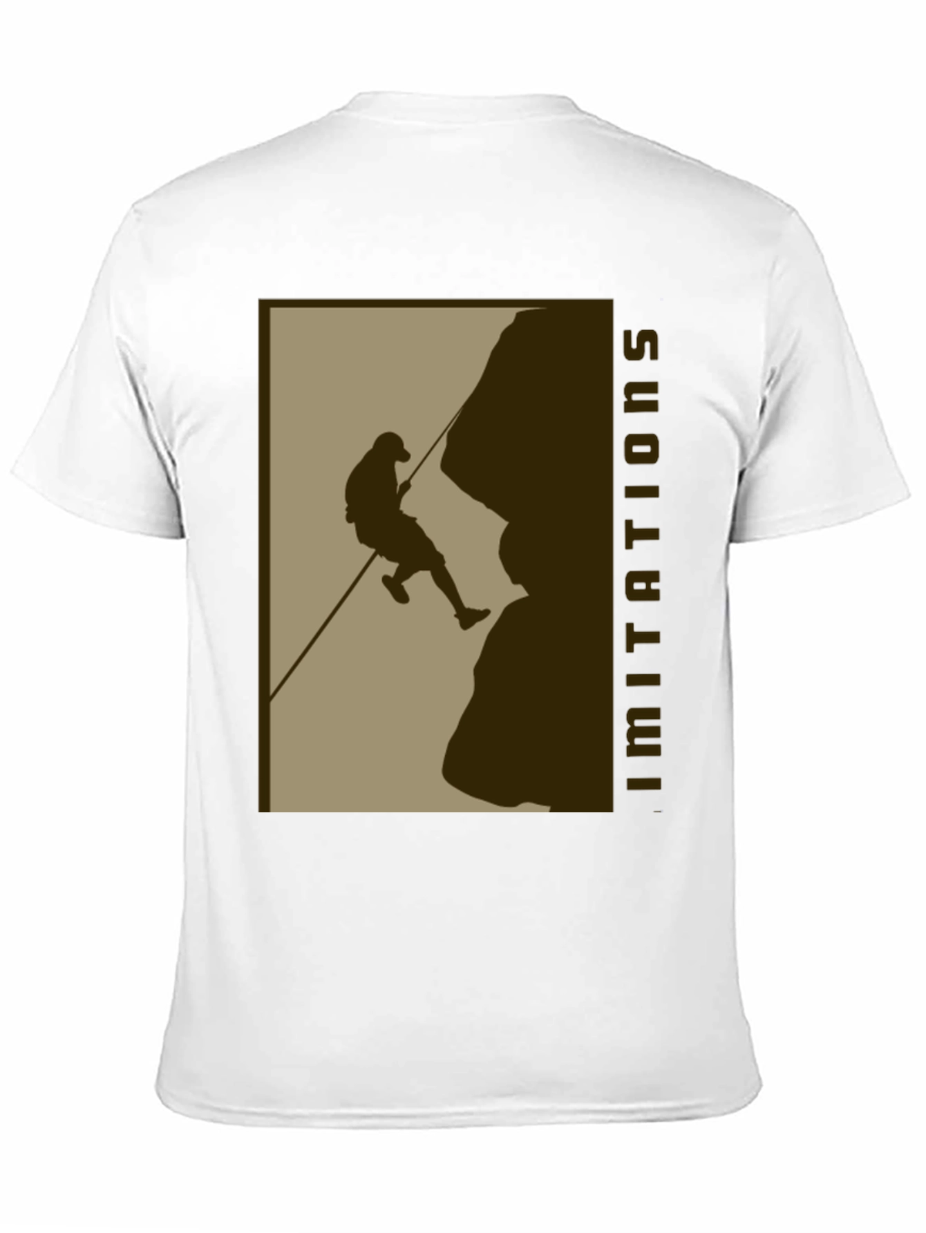 Climbing Silhouette Graphic T-Shirt