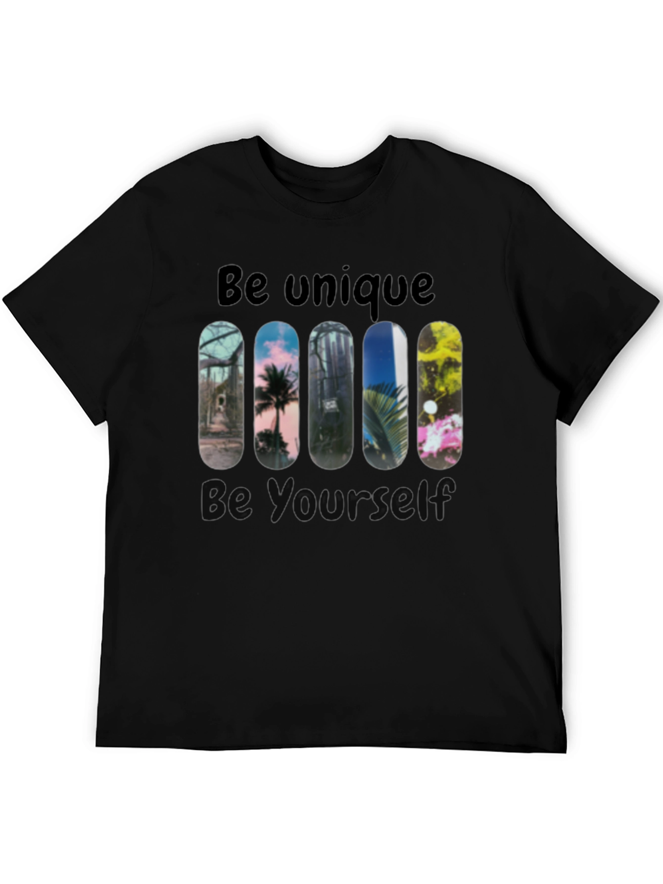 Unique Skateboard Design Graphic Tee