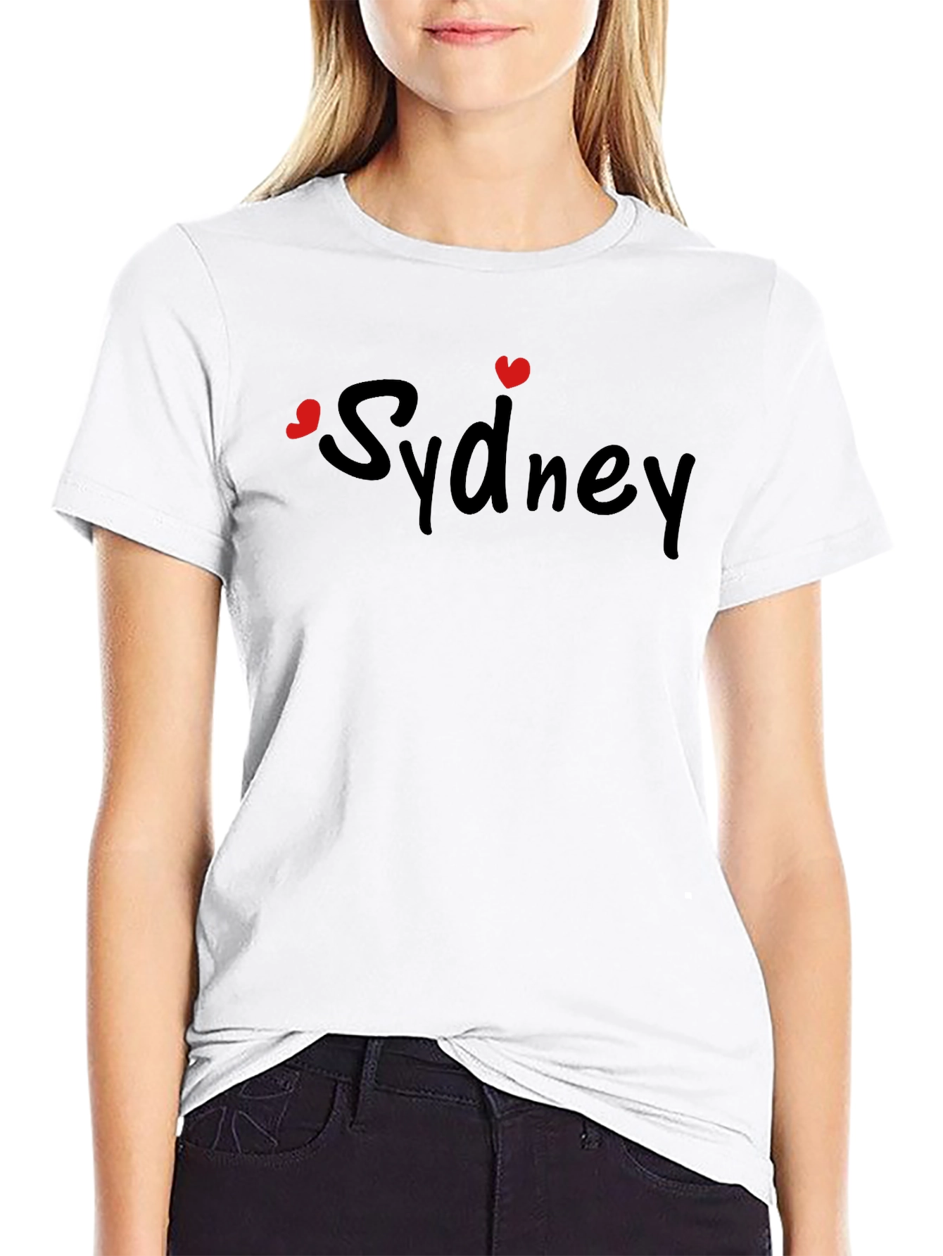 Sydney Love T-Shirt - Black Graphic Tee