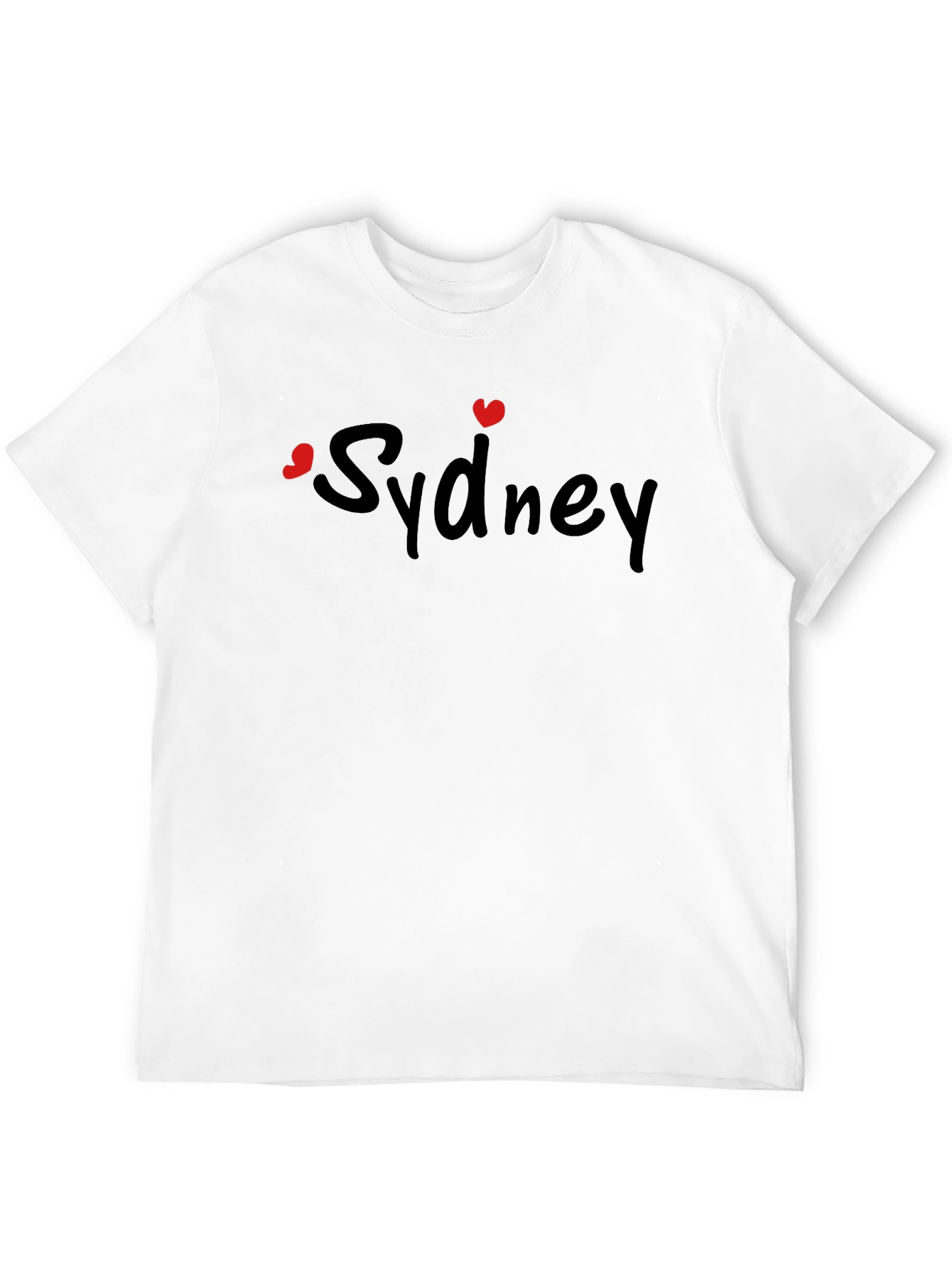 Sydney Love T-Shirt - Black Graphic Tee