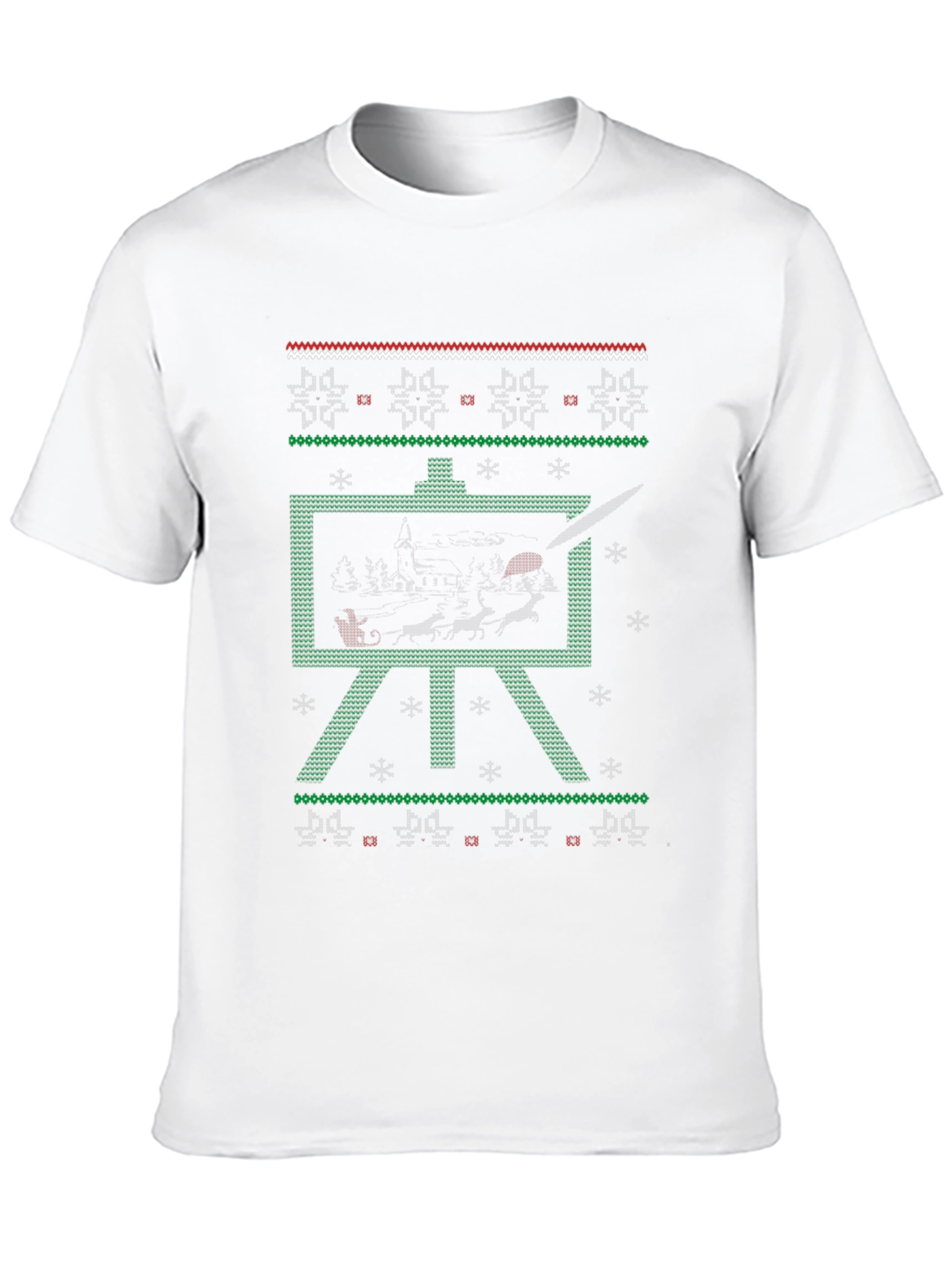 Painters Christmas Ugly Sweater T-Shirt