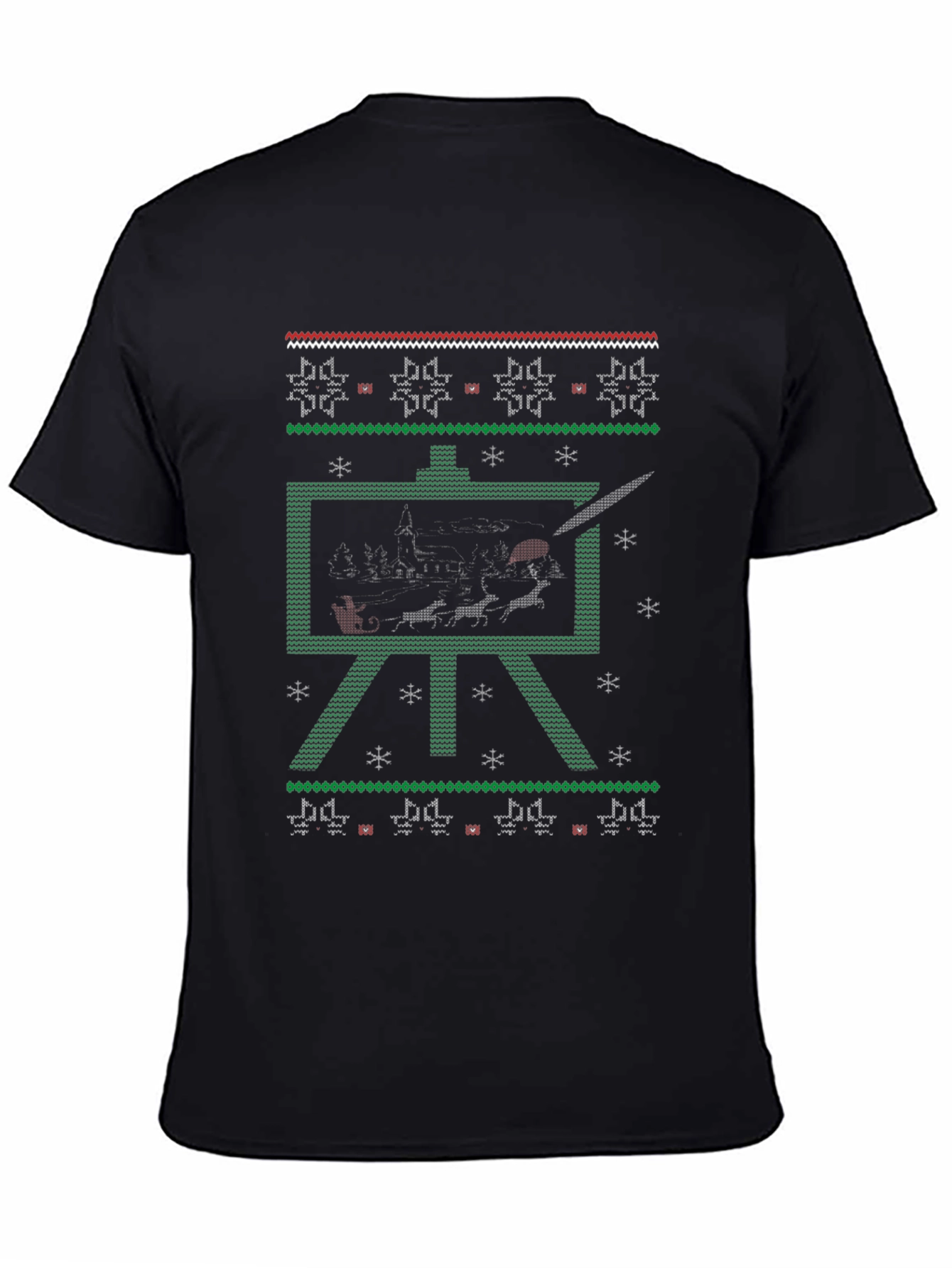 Painters Christmas Ugly Sweater T-Shirt