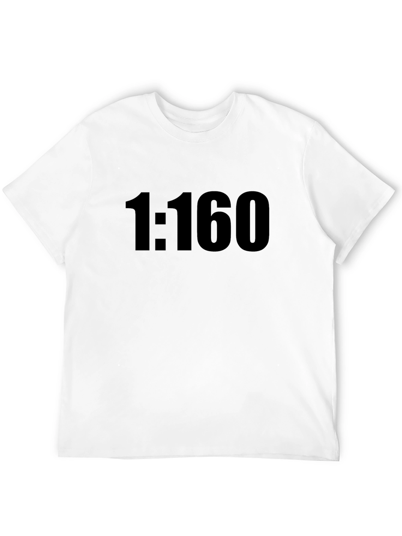 1:160 Scale Black T-Shirt
