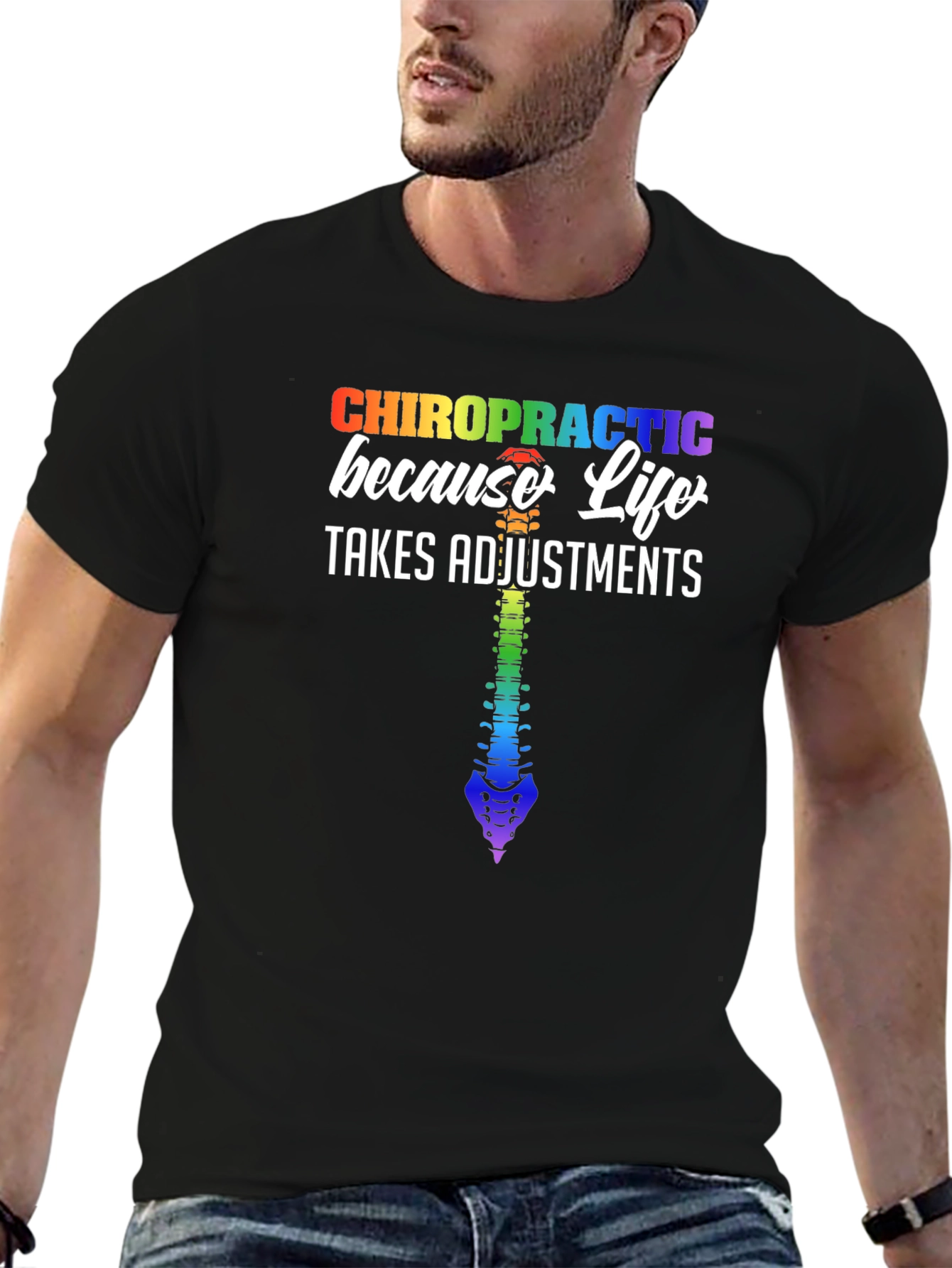 Chiropractic Life Adjustments Graphic Tee