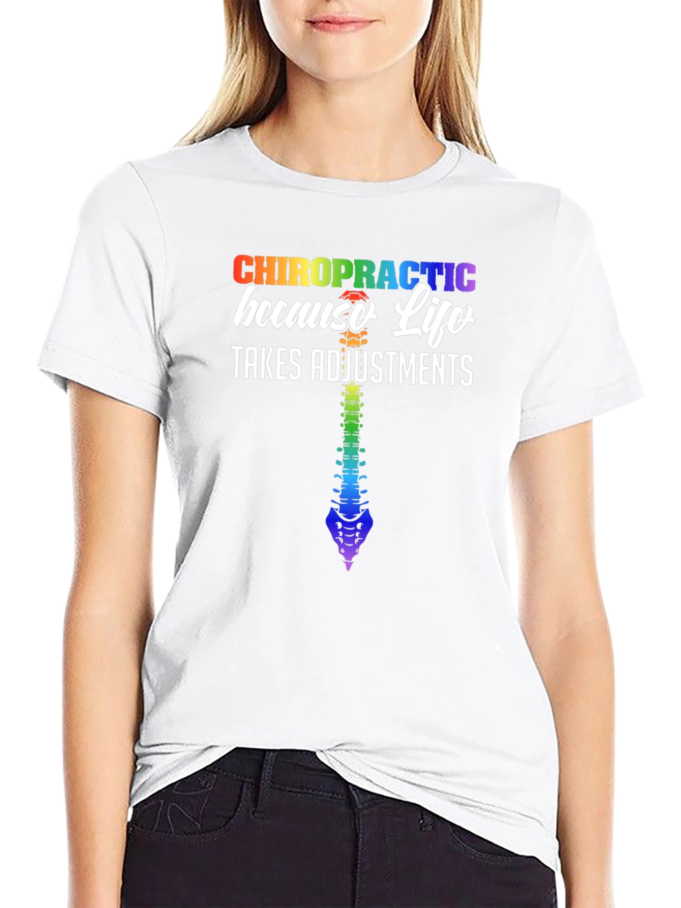 Chiropractic Life Adjustments Graphic Tee