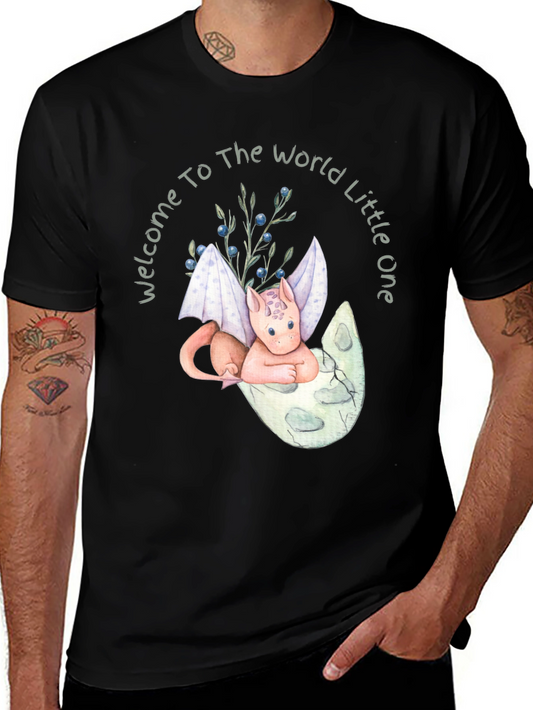 Welcome Dragon Baby Graphic Tee