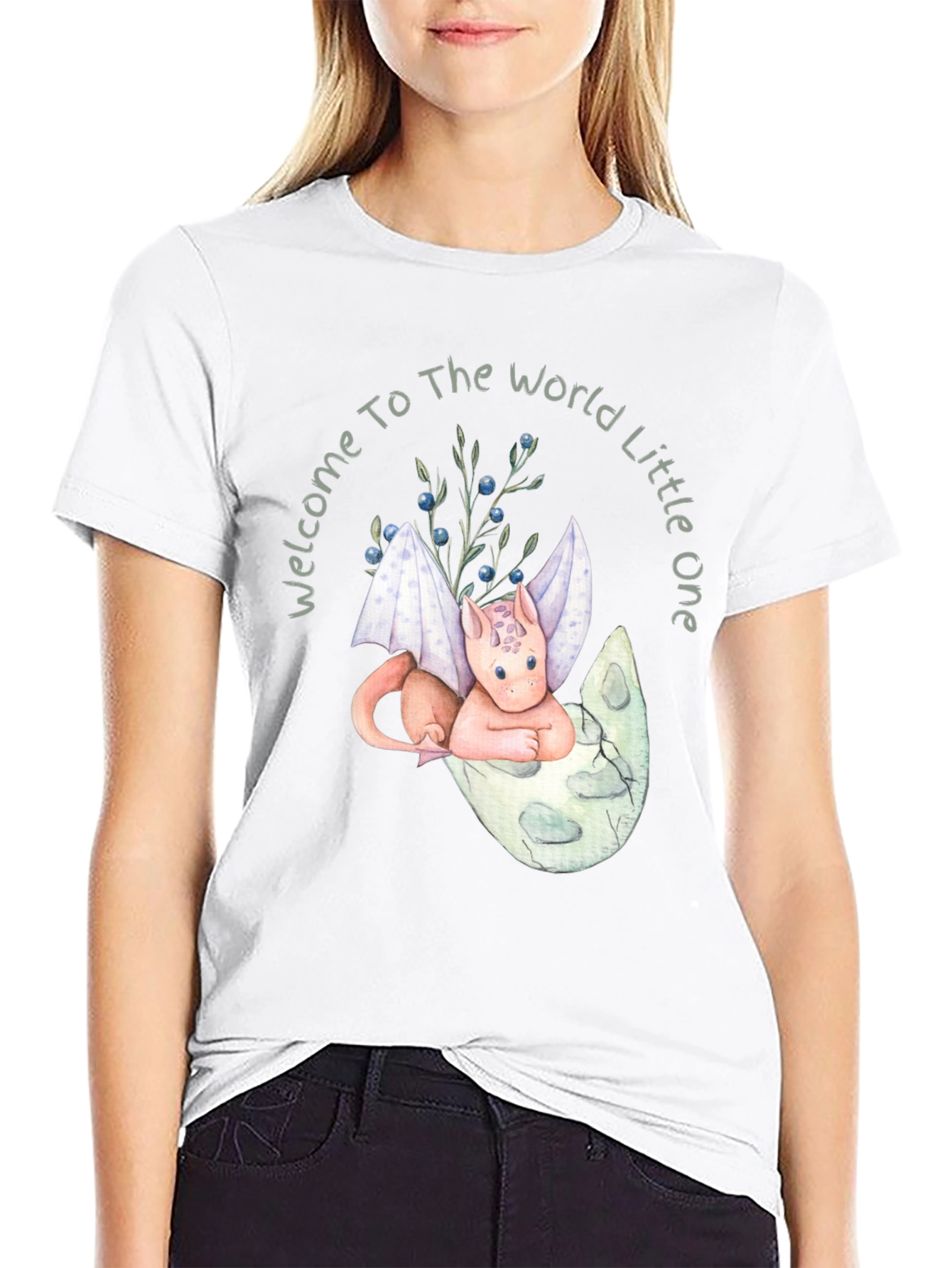Welcome Dragon Baby Graphic Tee