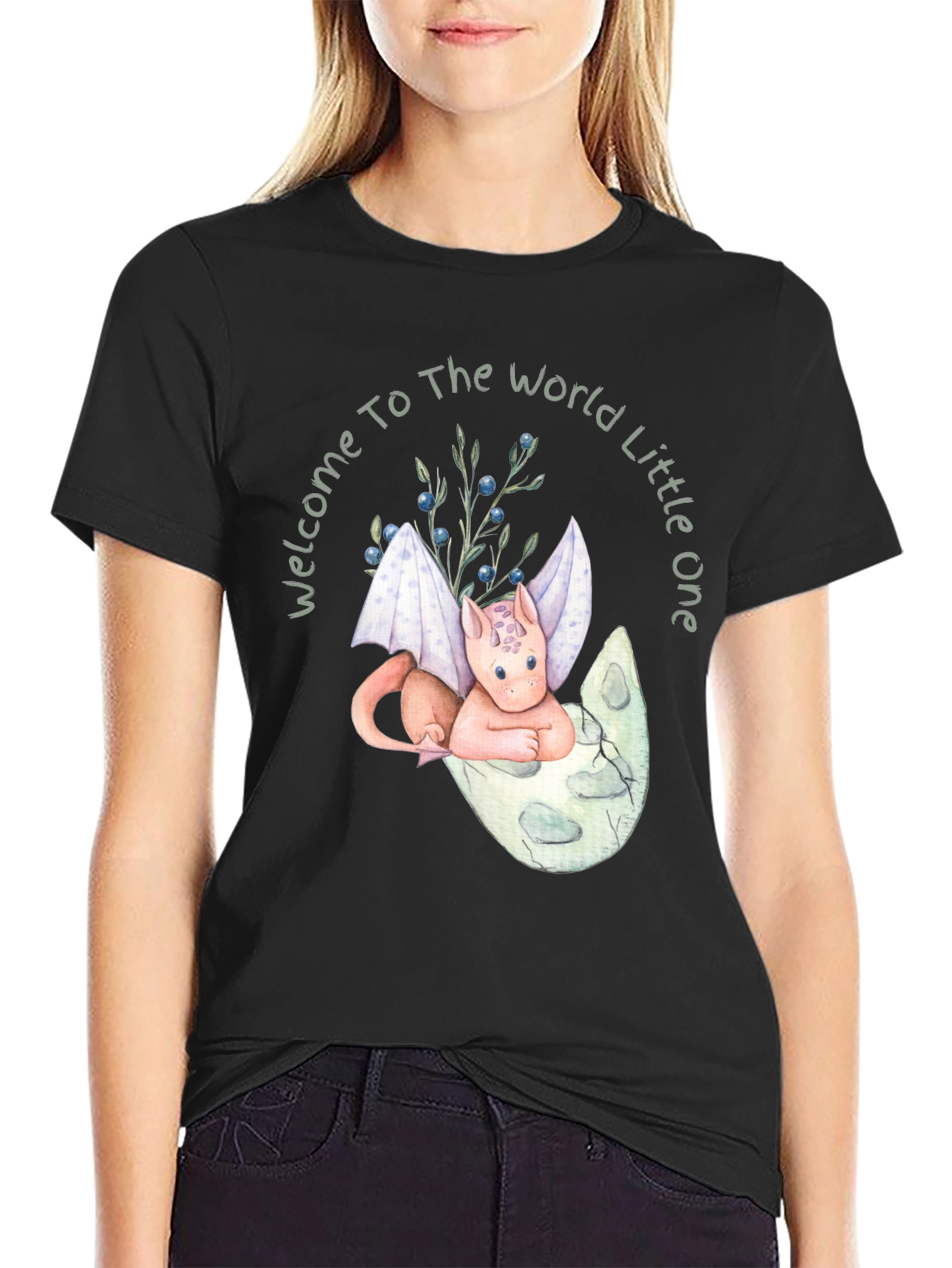 Welcome Dragon Baby Graphic Tee