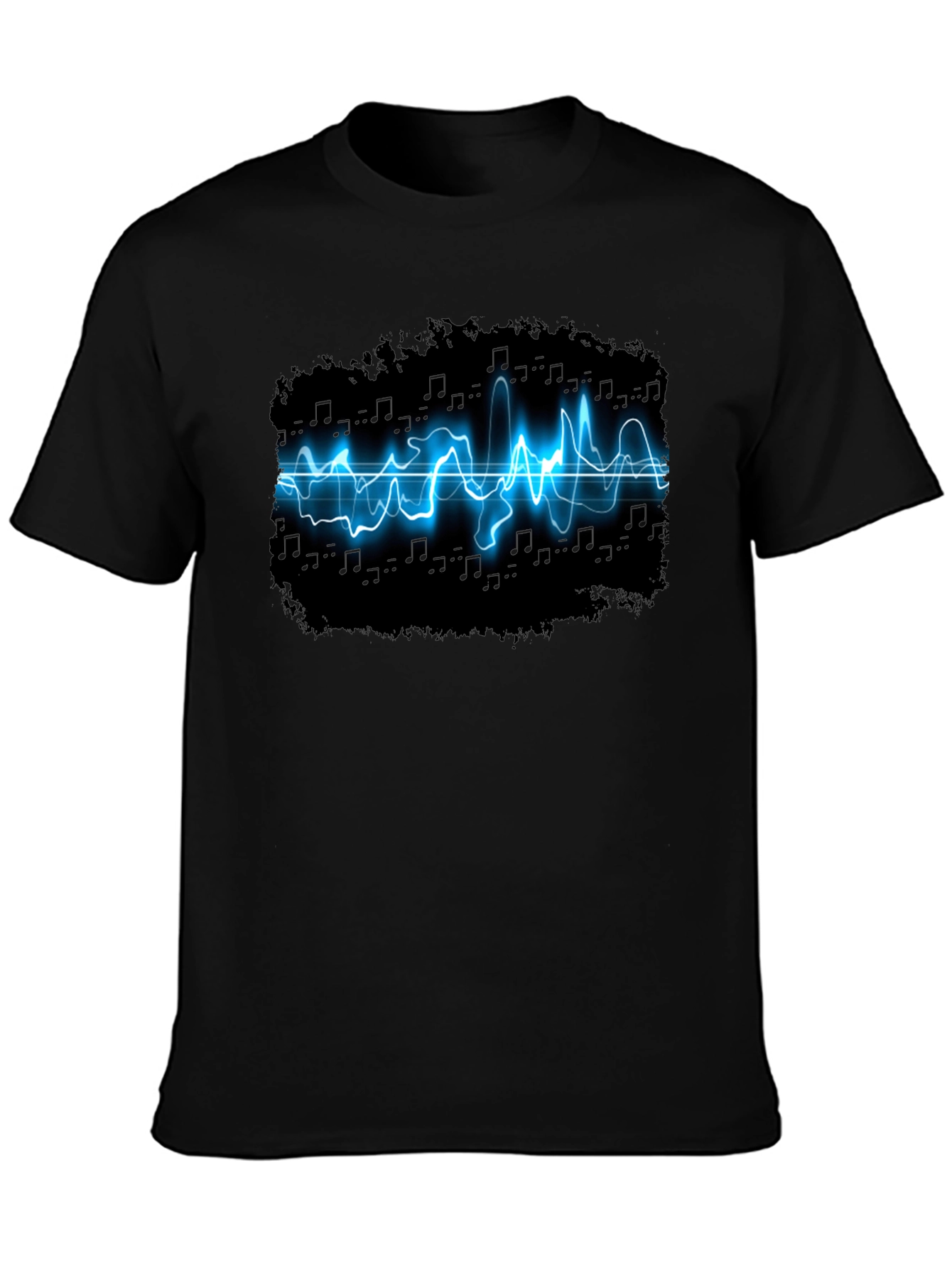 Electro-Music Graphic Black T-Shirt