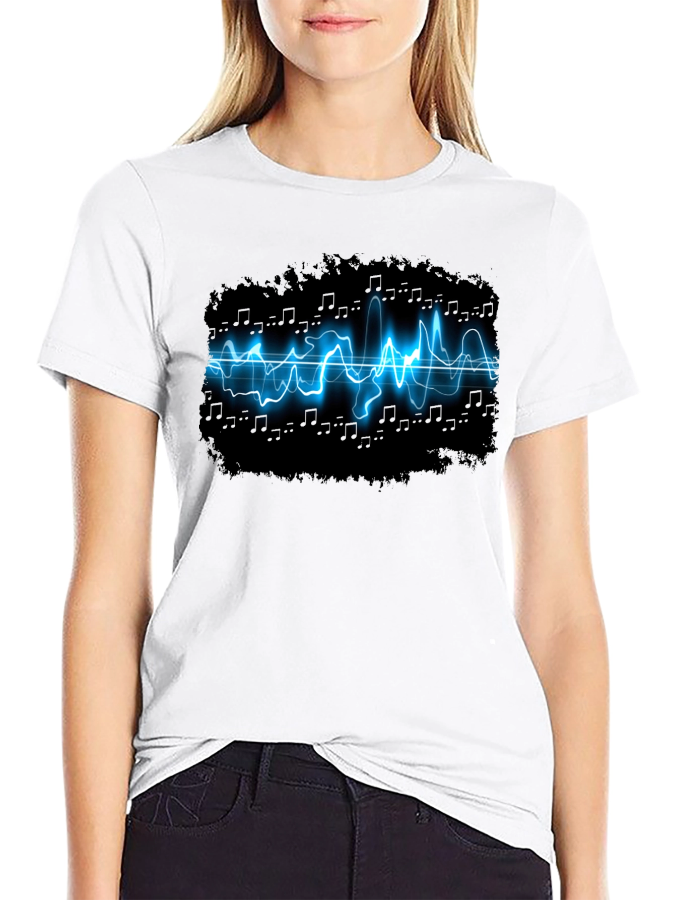 Electro-Music Graphic Black T-Shirt