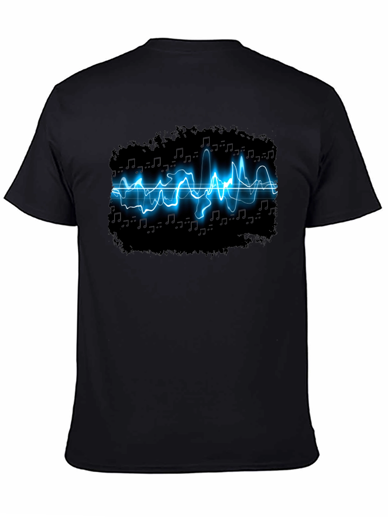 Electro-Music Graphic Black T-Shirt
