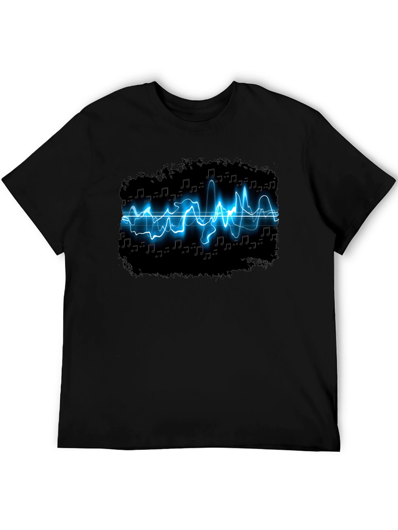 Electro-Music Graphic Black T-Shirt