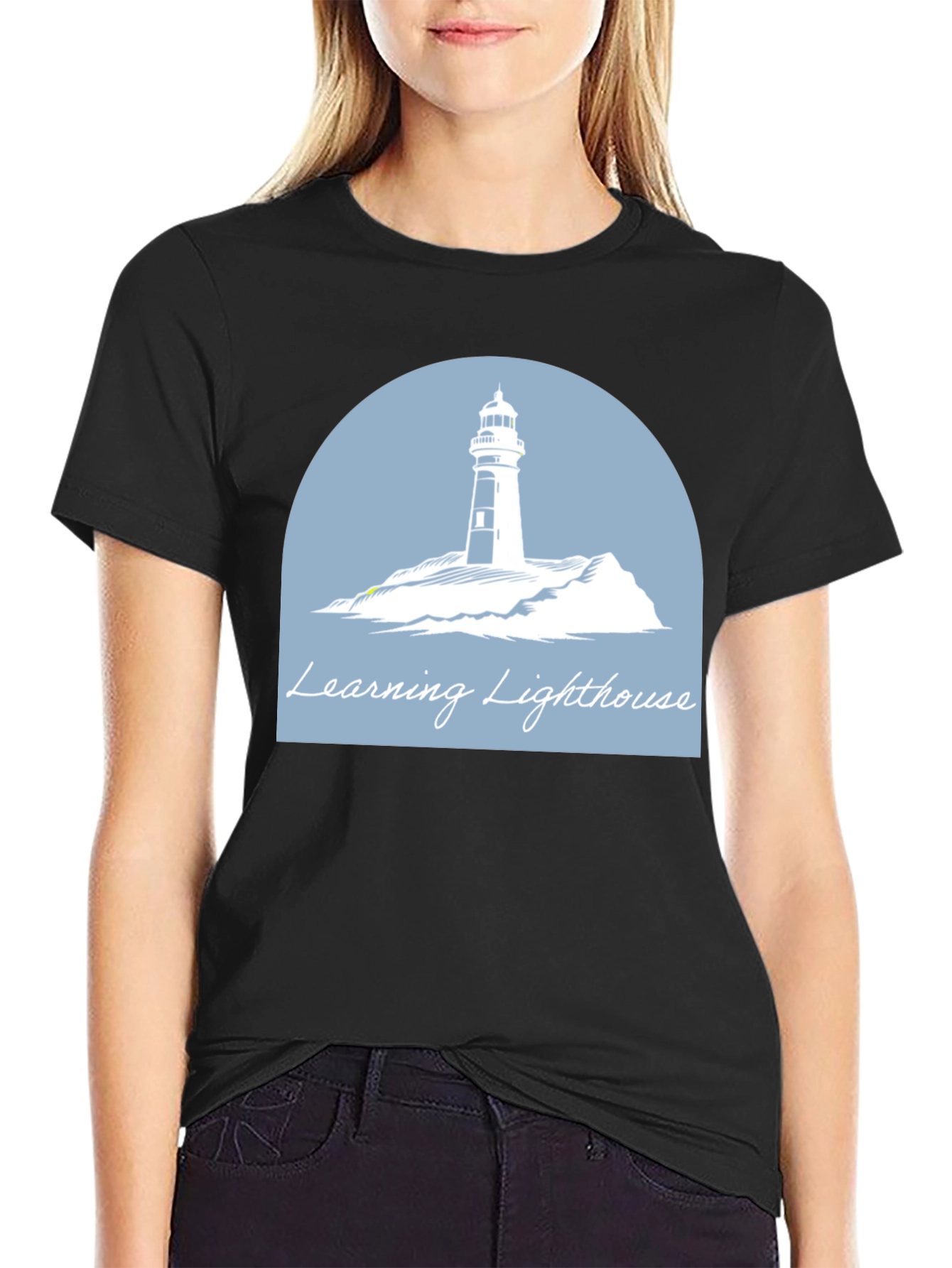 Learning Lighthouse Graphic T-Shirt