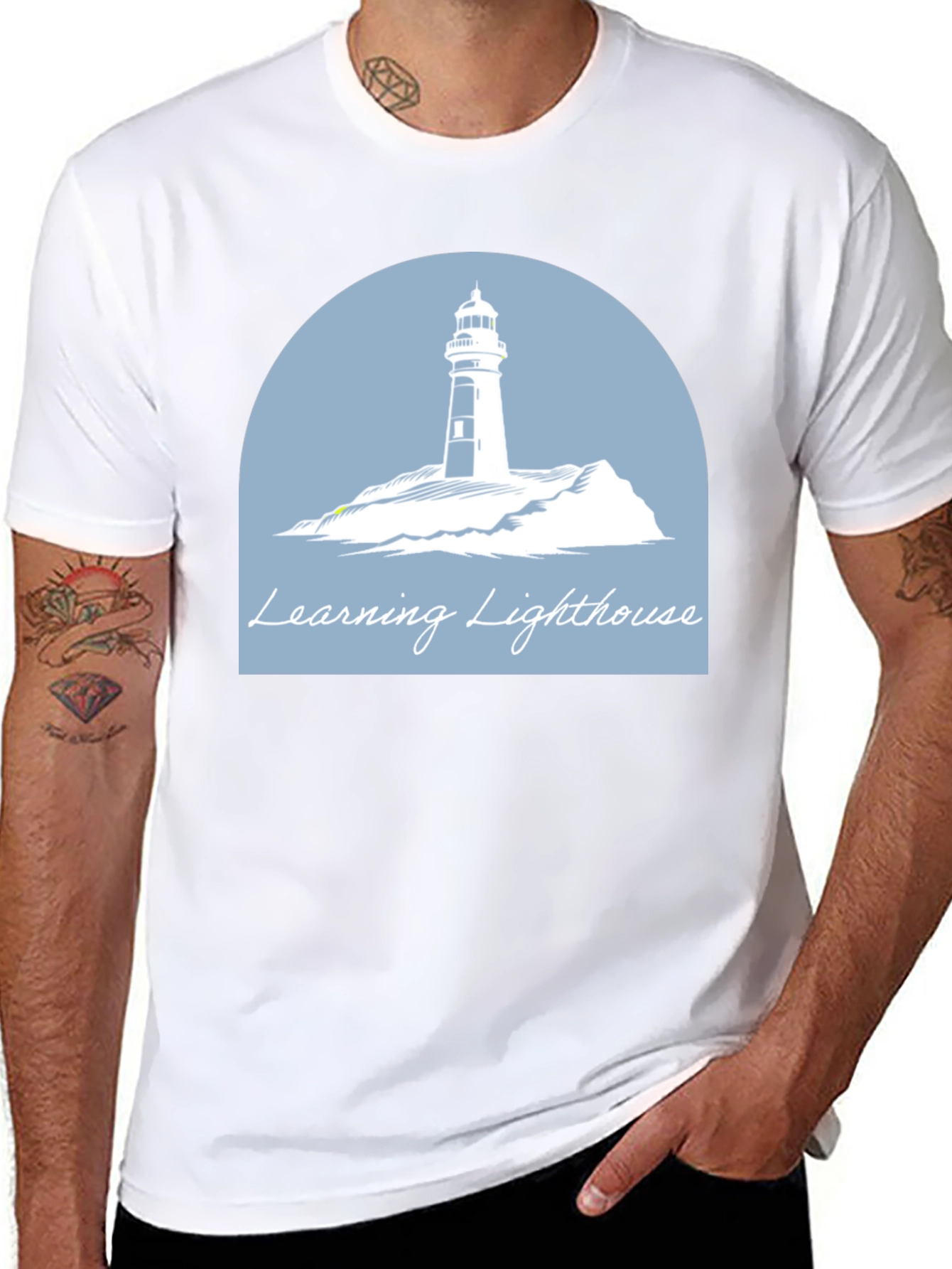 Learning Lighthouse Graphic T-Shirt
