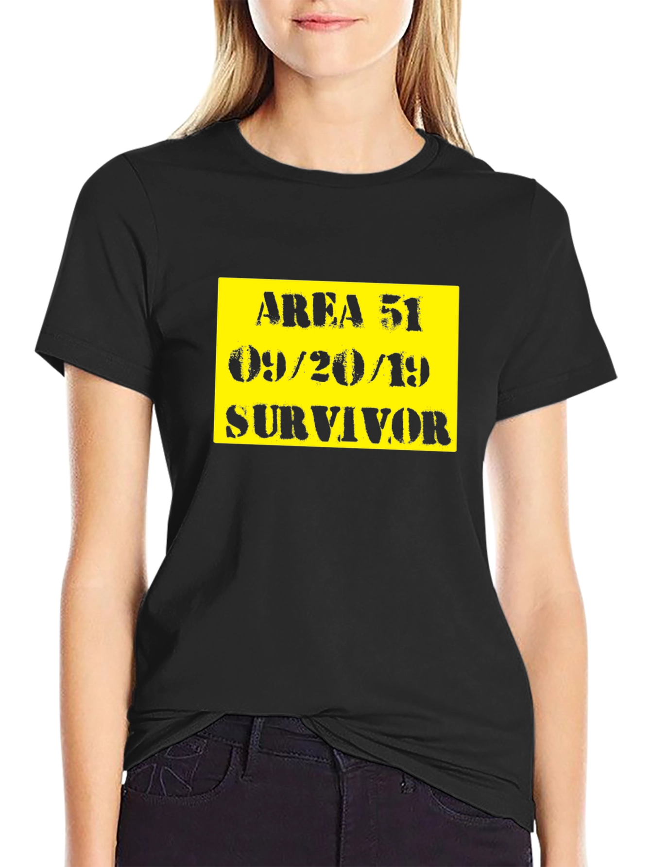 Area 51 Survivor T-Shirt - Black