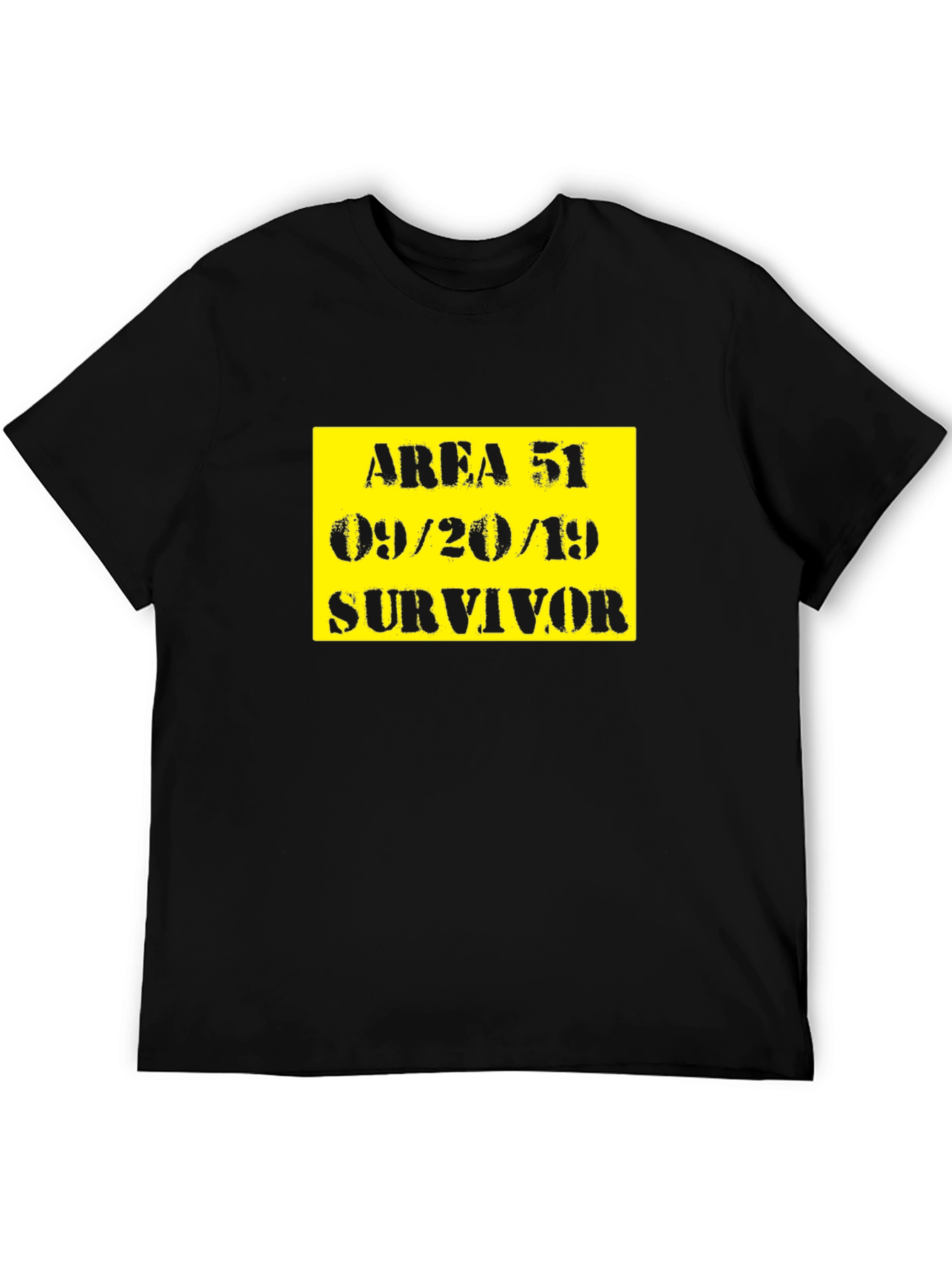 Area 51 Survivor T-Shirt - Black