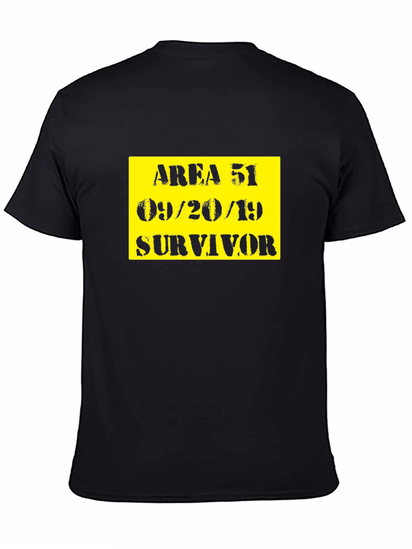 Area 51 Survivor T-Shirt - Black