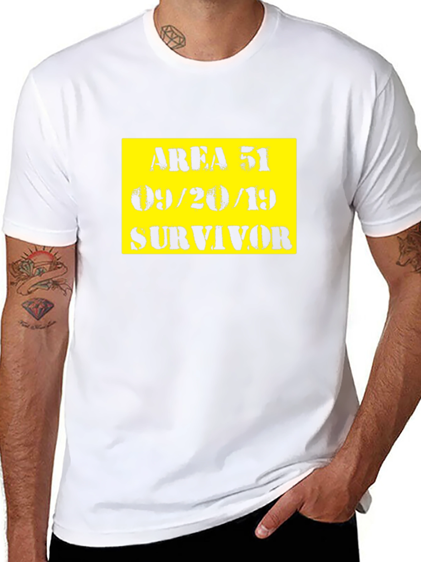Area 51 Survivor T-Shirt - Black