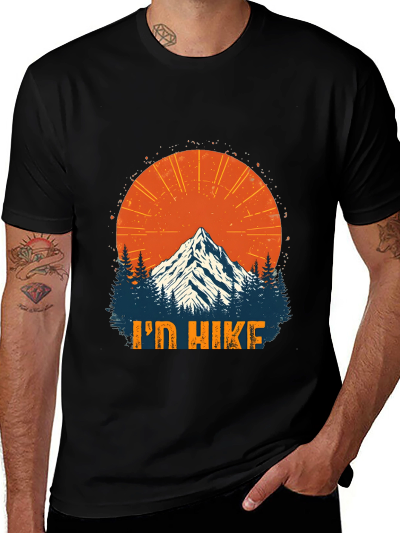 Id Hike T-Shirt - Mountain Adventure Tee