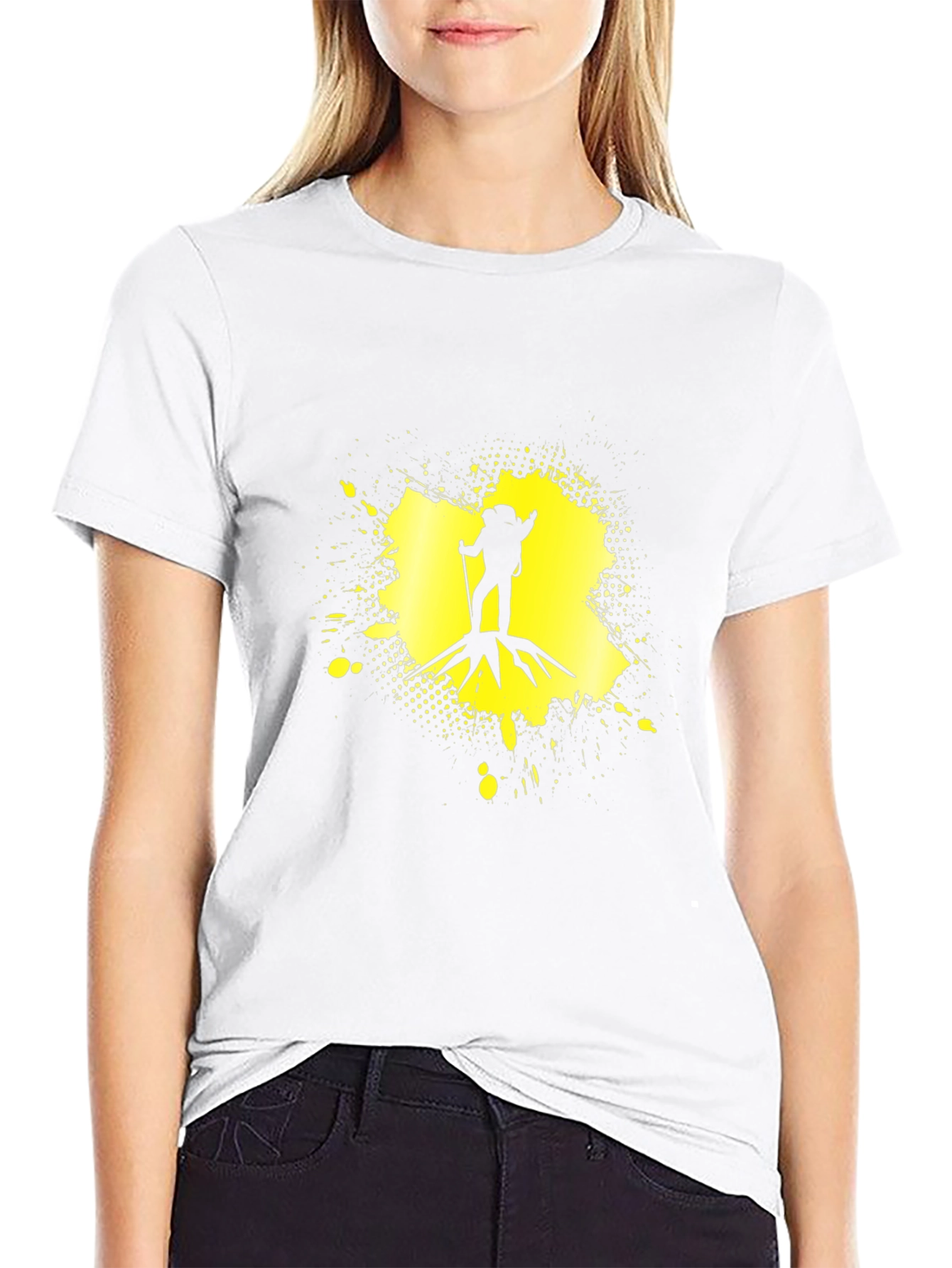 Hiking Adventure Black Graphic T-Shirt