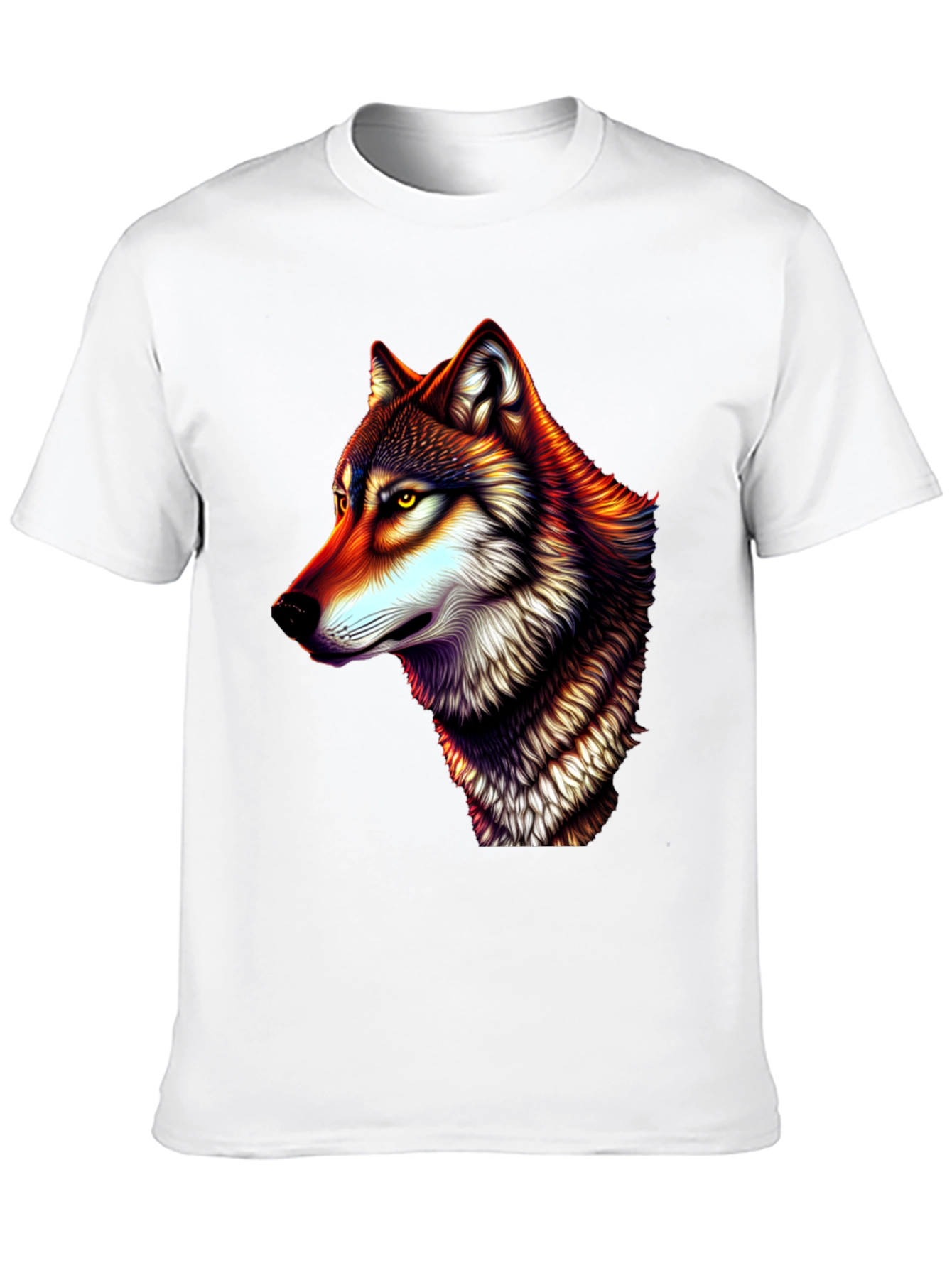 Wolf Graphic Tee - Mens Black T-Shirt