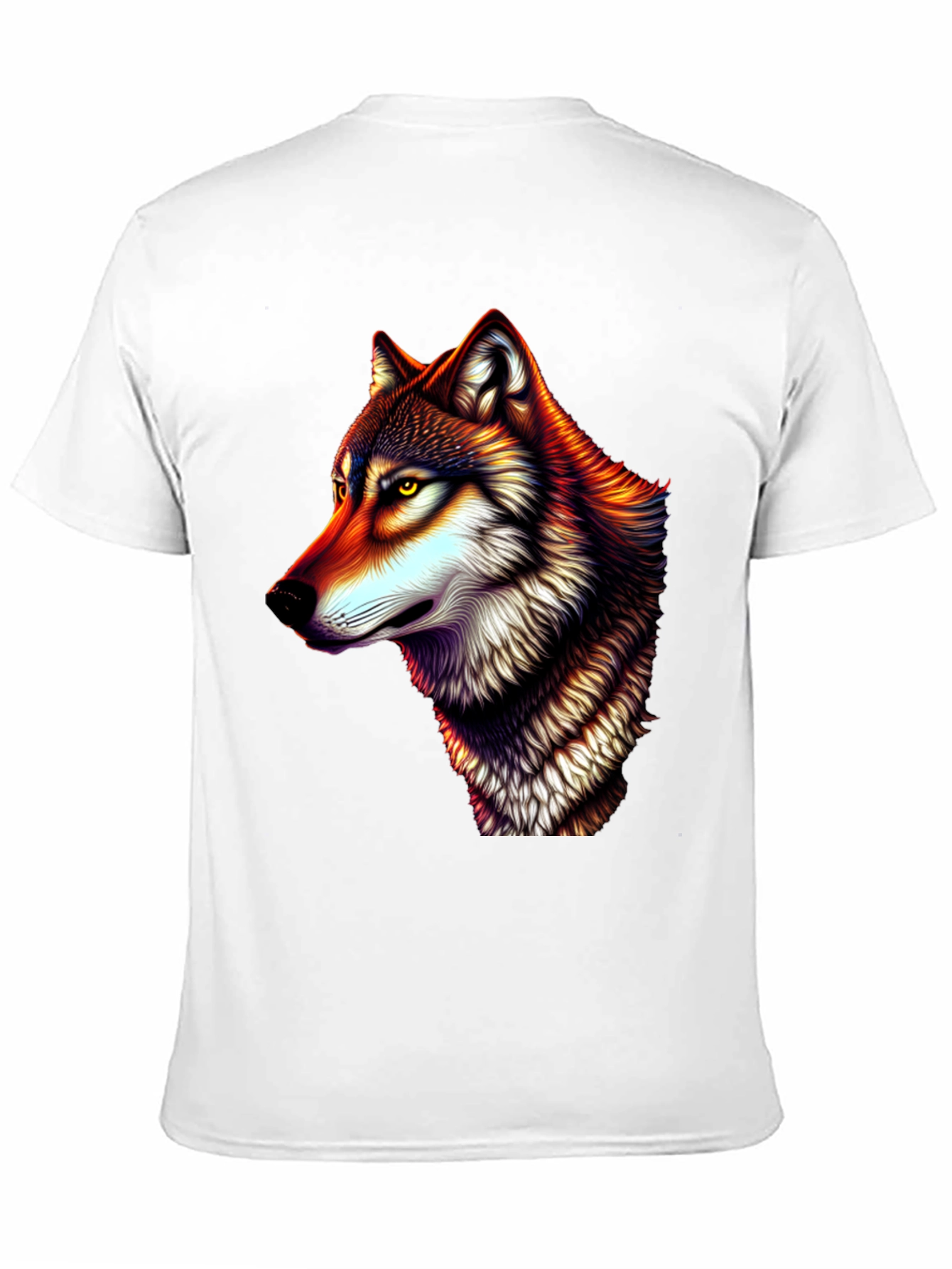 Wolf Graphic Tee - Mens Black T-Shirt
