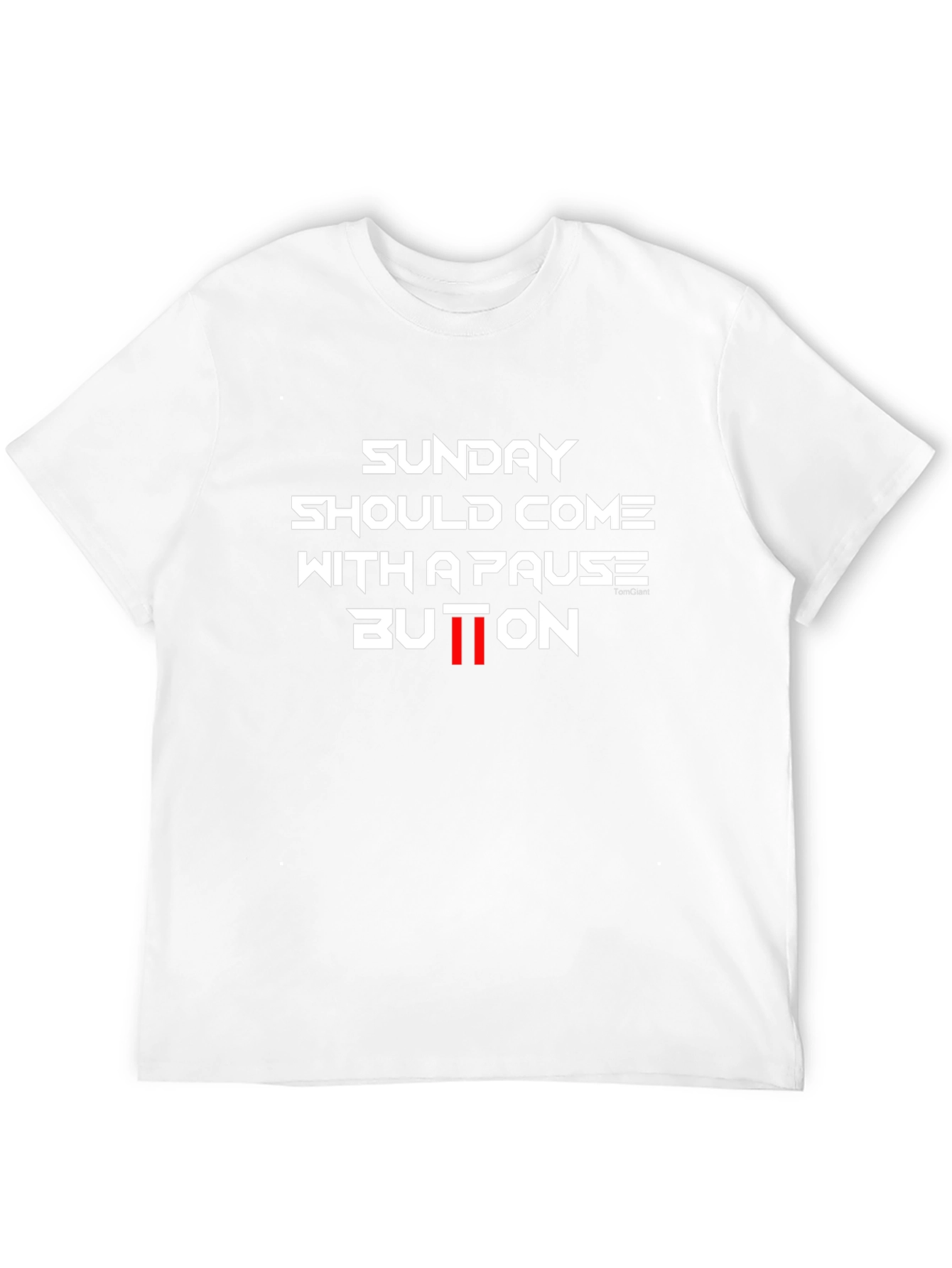 Funny Pause Button Sunday T-Shirt