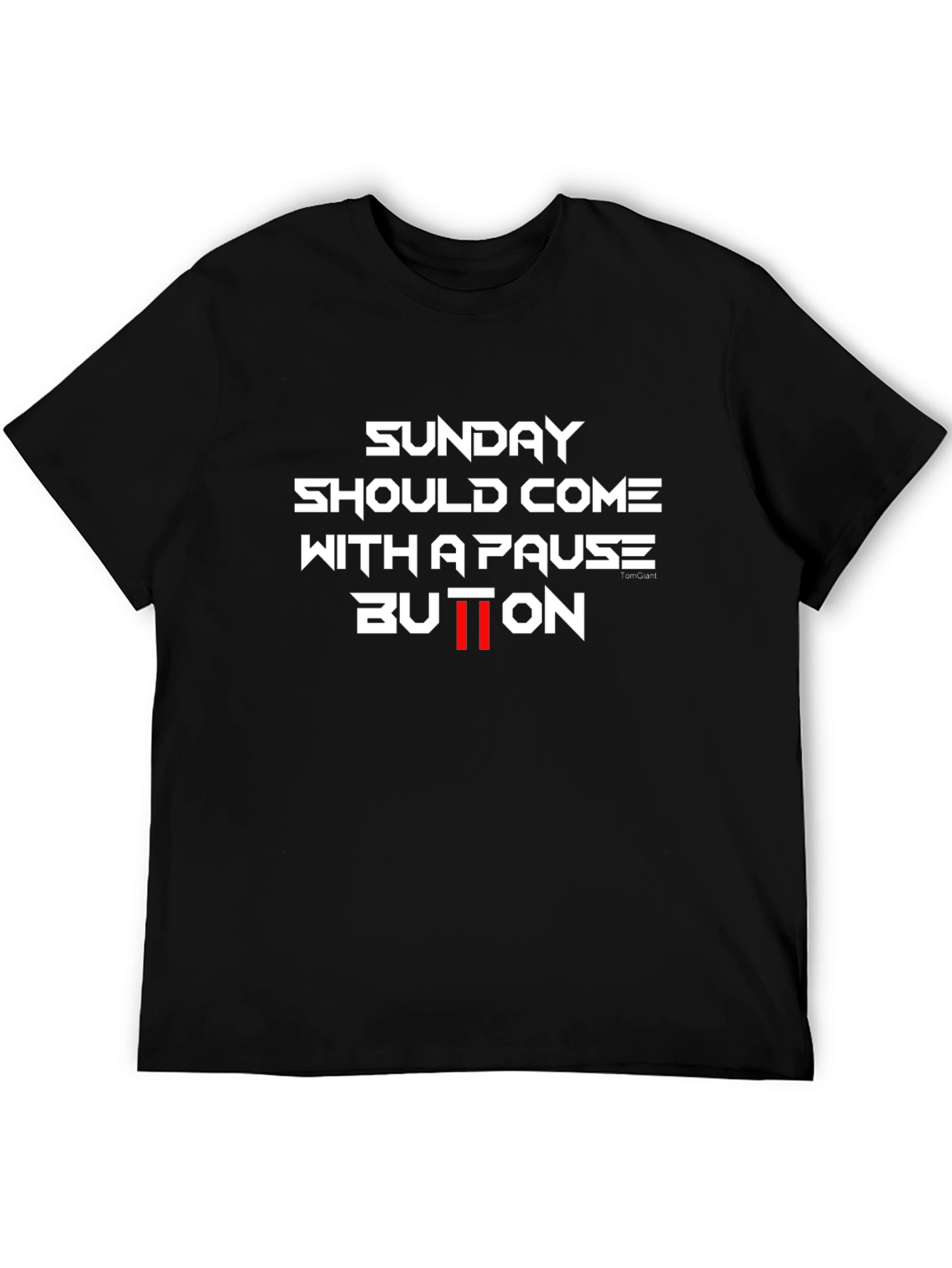 Funny Pause Button Sunday T-Shirt