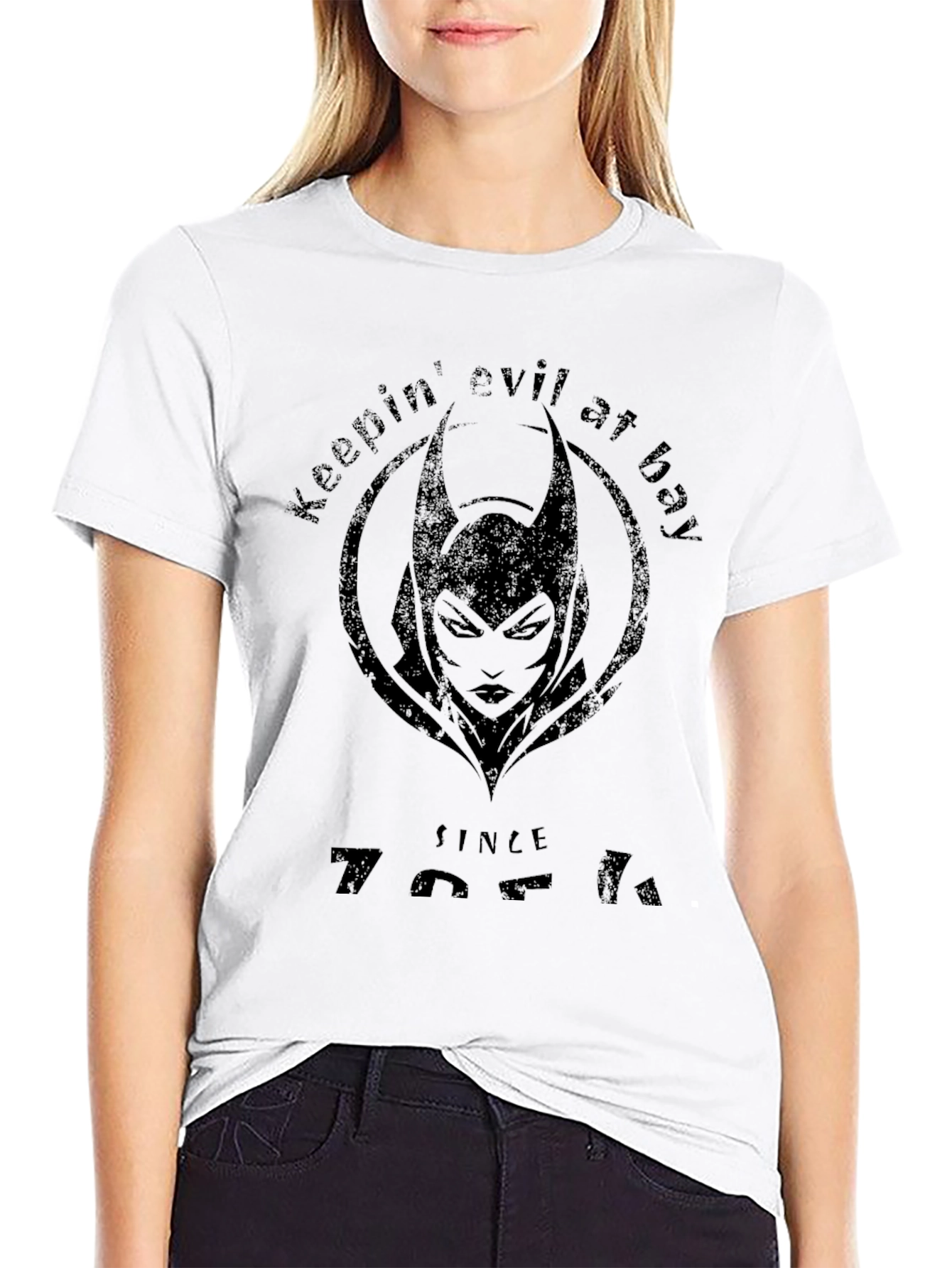 Scarlet Witch Keeping Evil at Bay Black T-Shirt