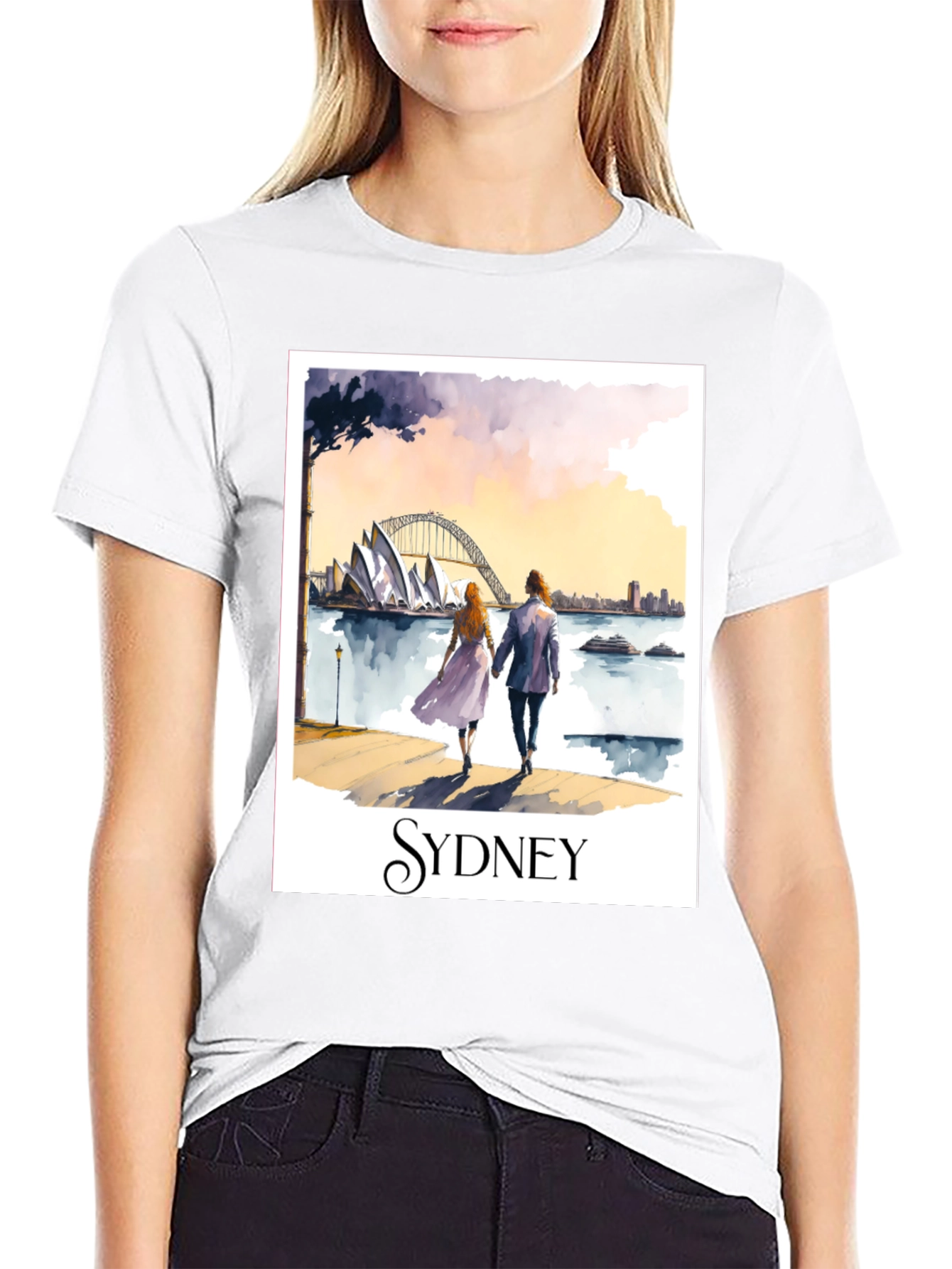 Sydney Opera House Scenic Graphic T-Shirt