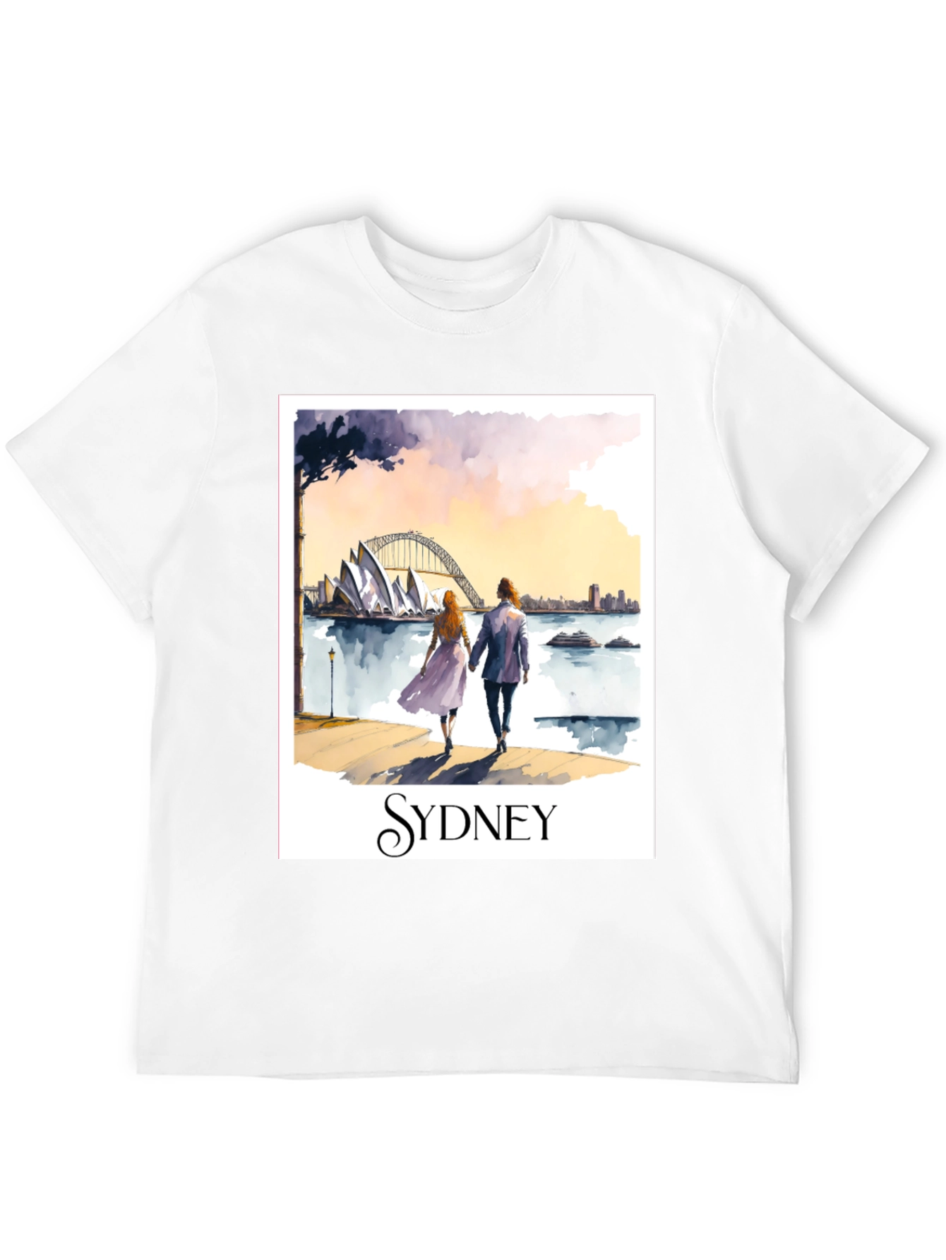 Sydney Opera House Scenic Graphic T-Shirt