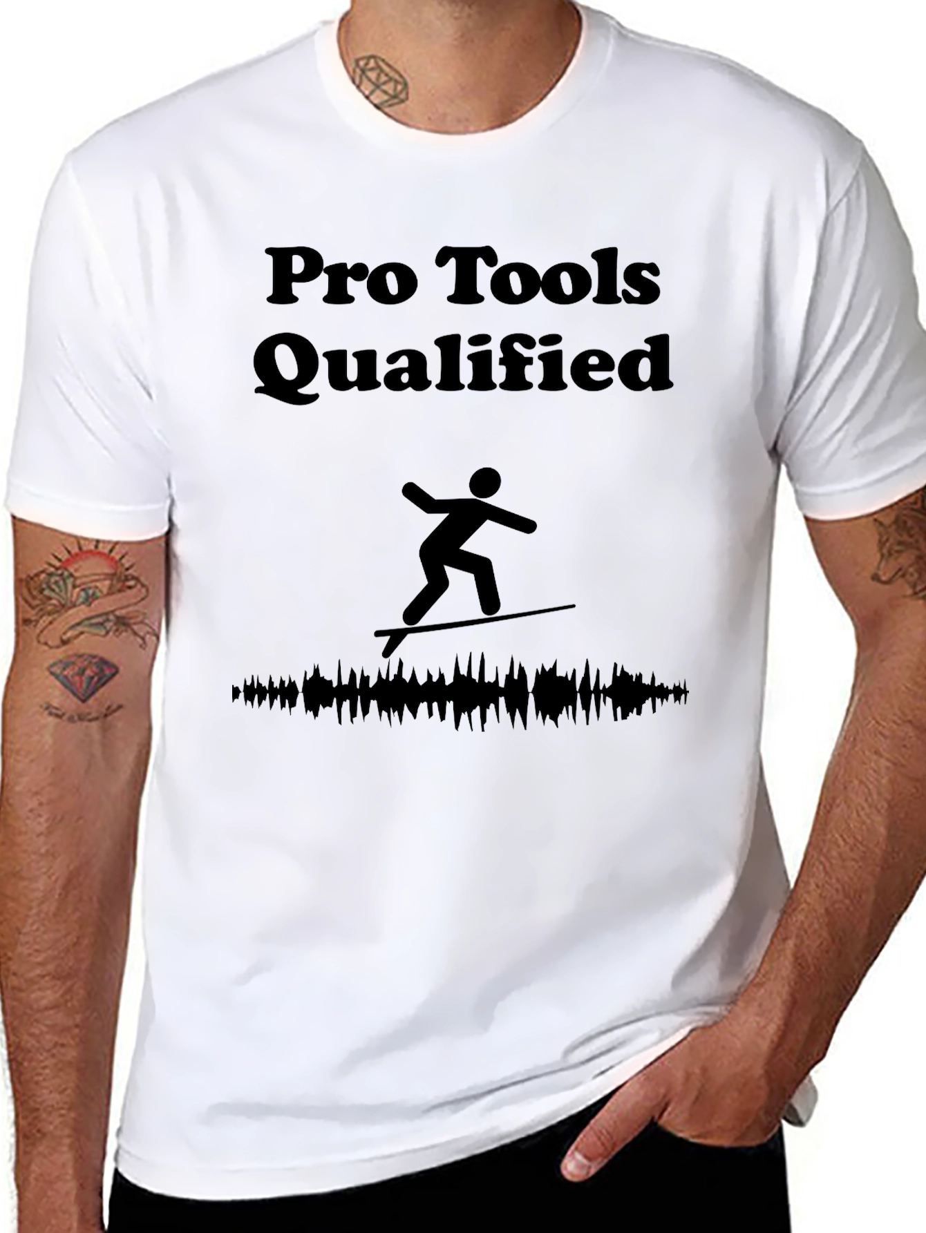 Pro Tools Qualified Surfing Graphic T-Shirt