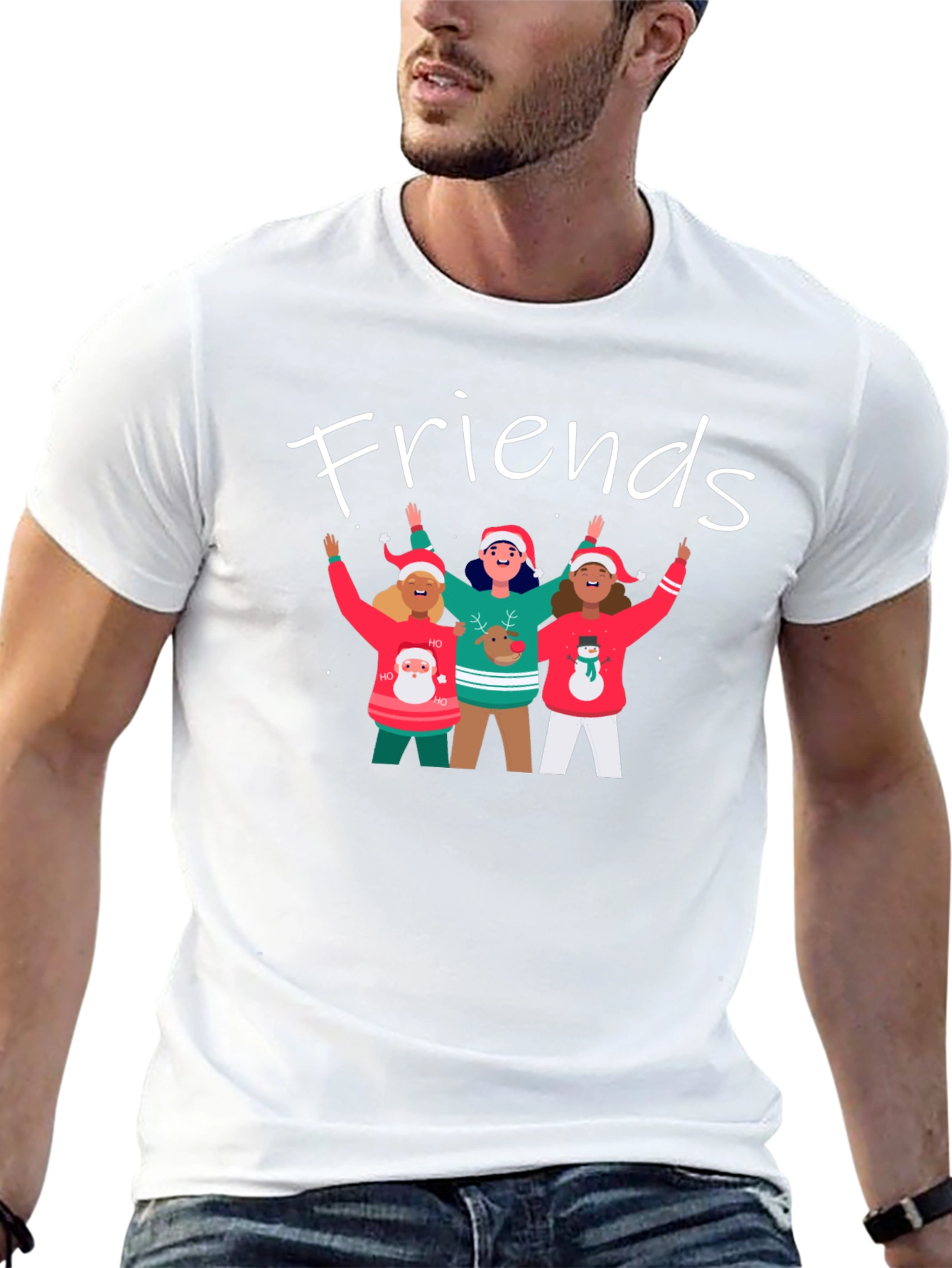 Friends Christmas Holiday T-Shirt