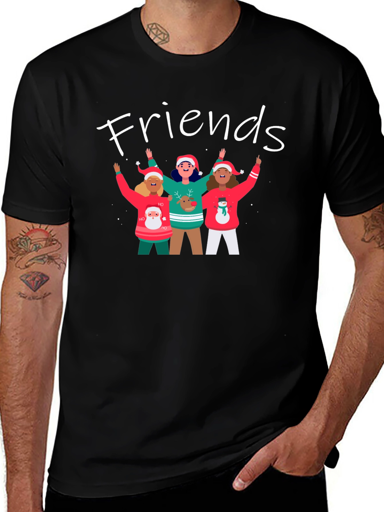 Friends Christmas Holiday T-Shirt