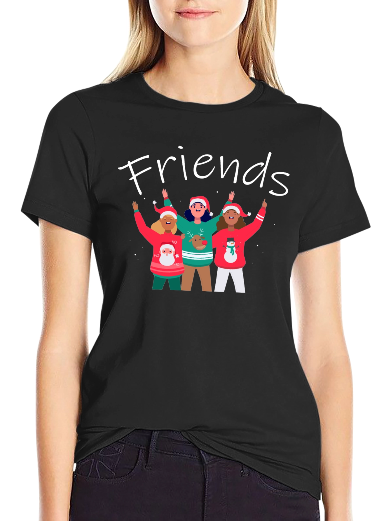 Friends Christmas Holiday T-Shirt