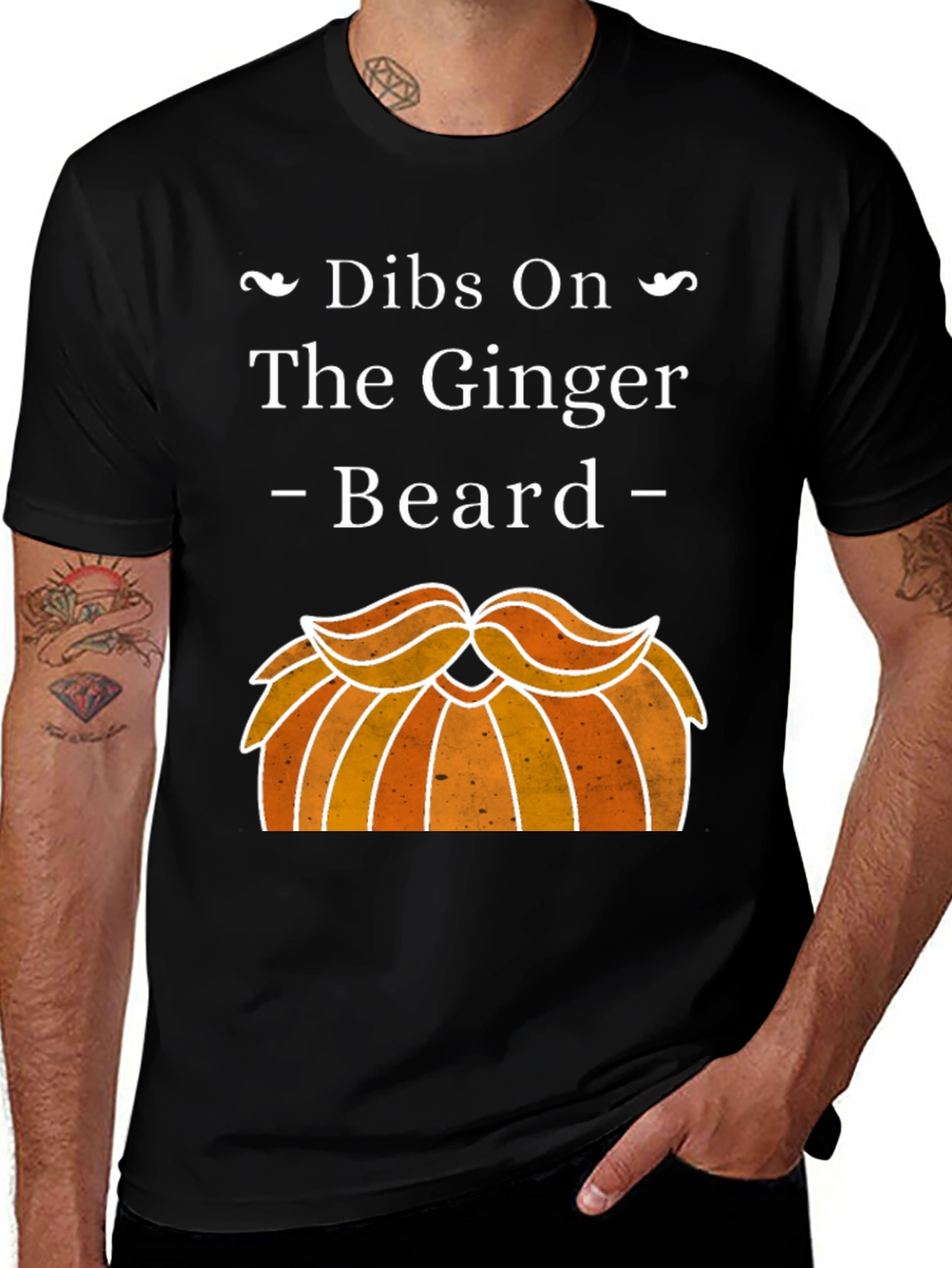 Dibs On The Ginger Beard Graphic T-Shirt
