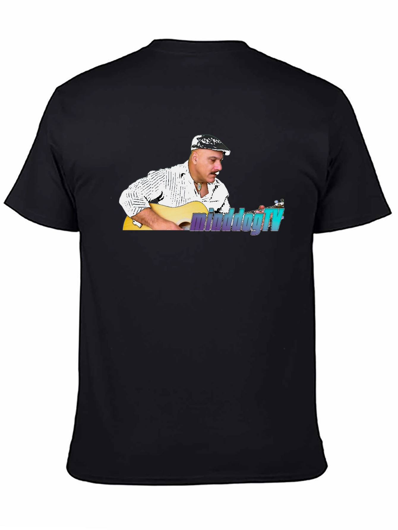 Minddogtv Guitarist Black T-Shirt