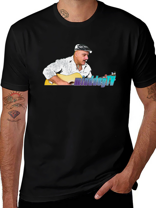 Minddogtv Guitarist Black T-Shirt