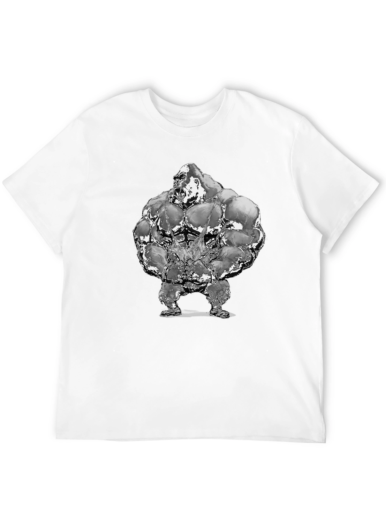 Gorilla Bodybuilder Graphic T-Shirt