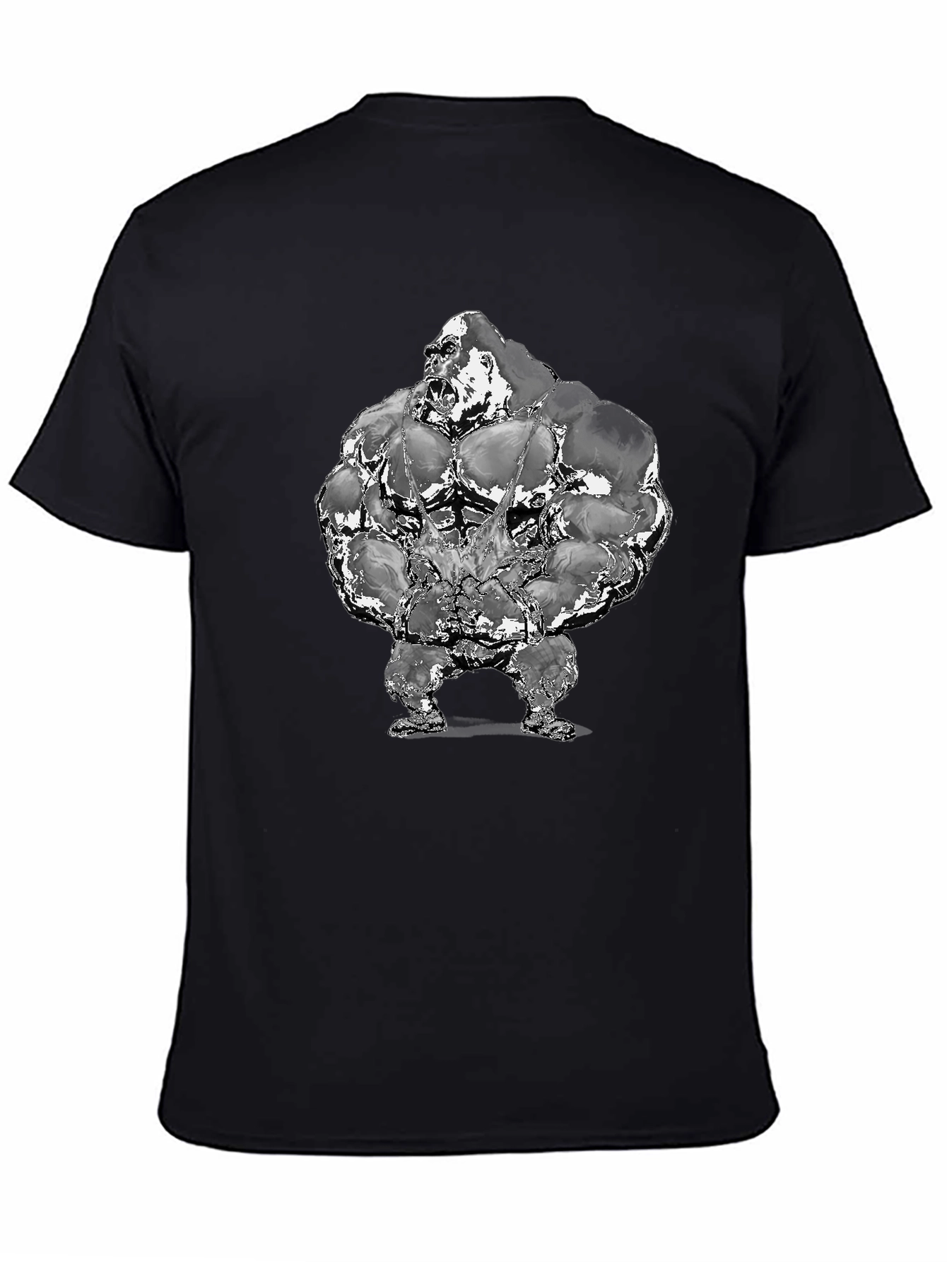 Gorilla Bodybuilder Graphic T-Shirt