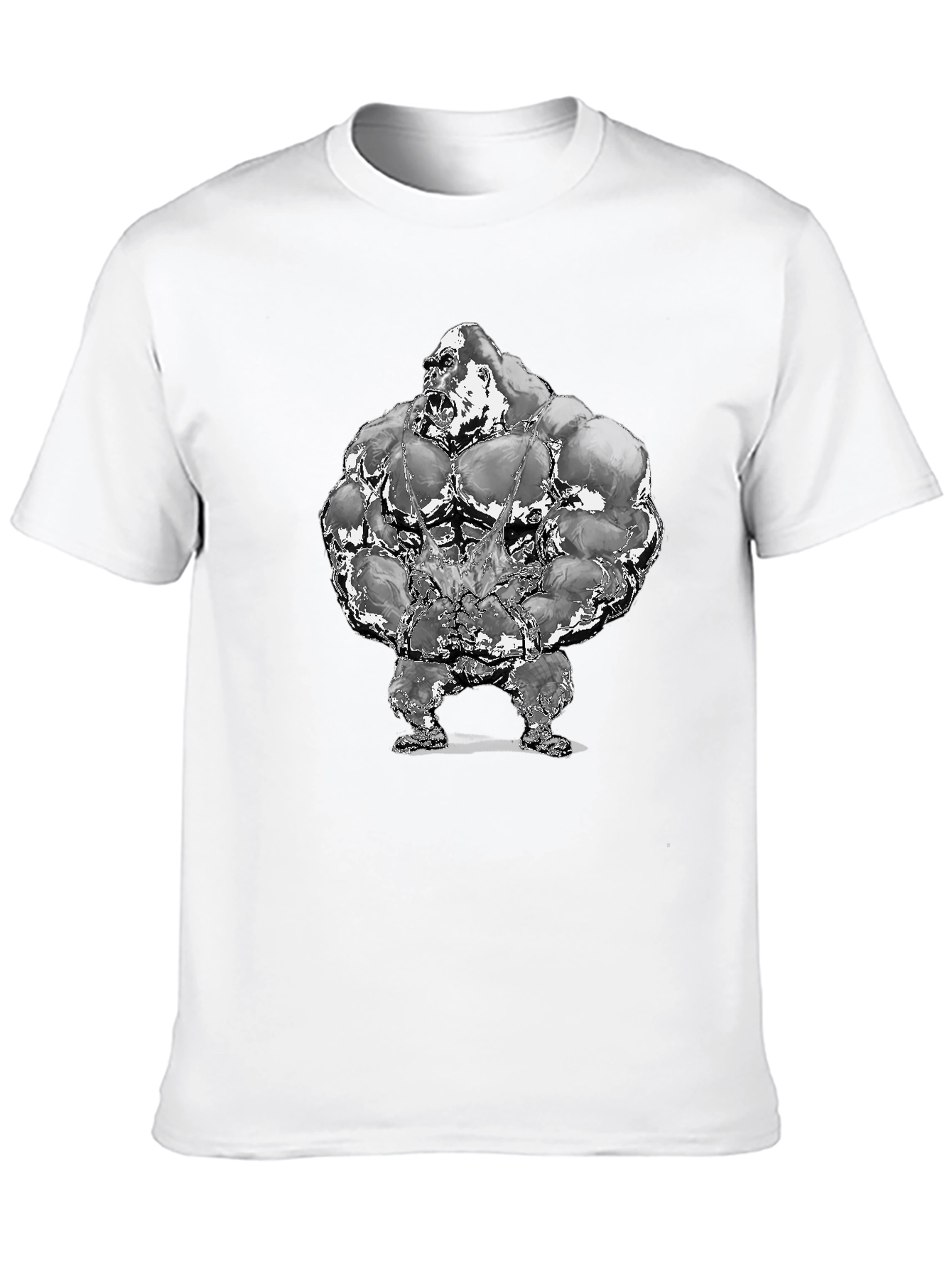 Gorilla Bodybuilder Graphic T-Shirt