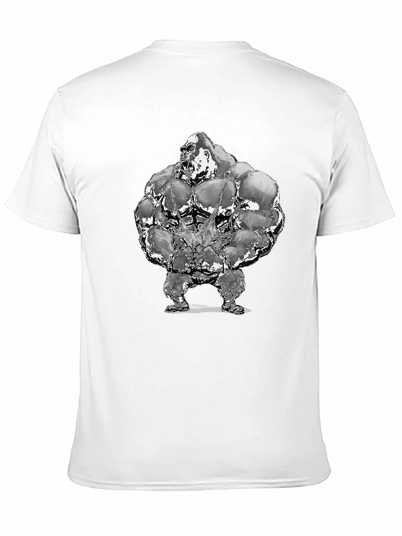 Gorilla Bodybuilder Graphic T-Shirt