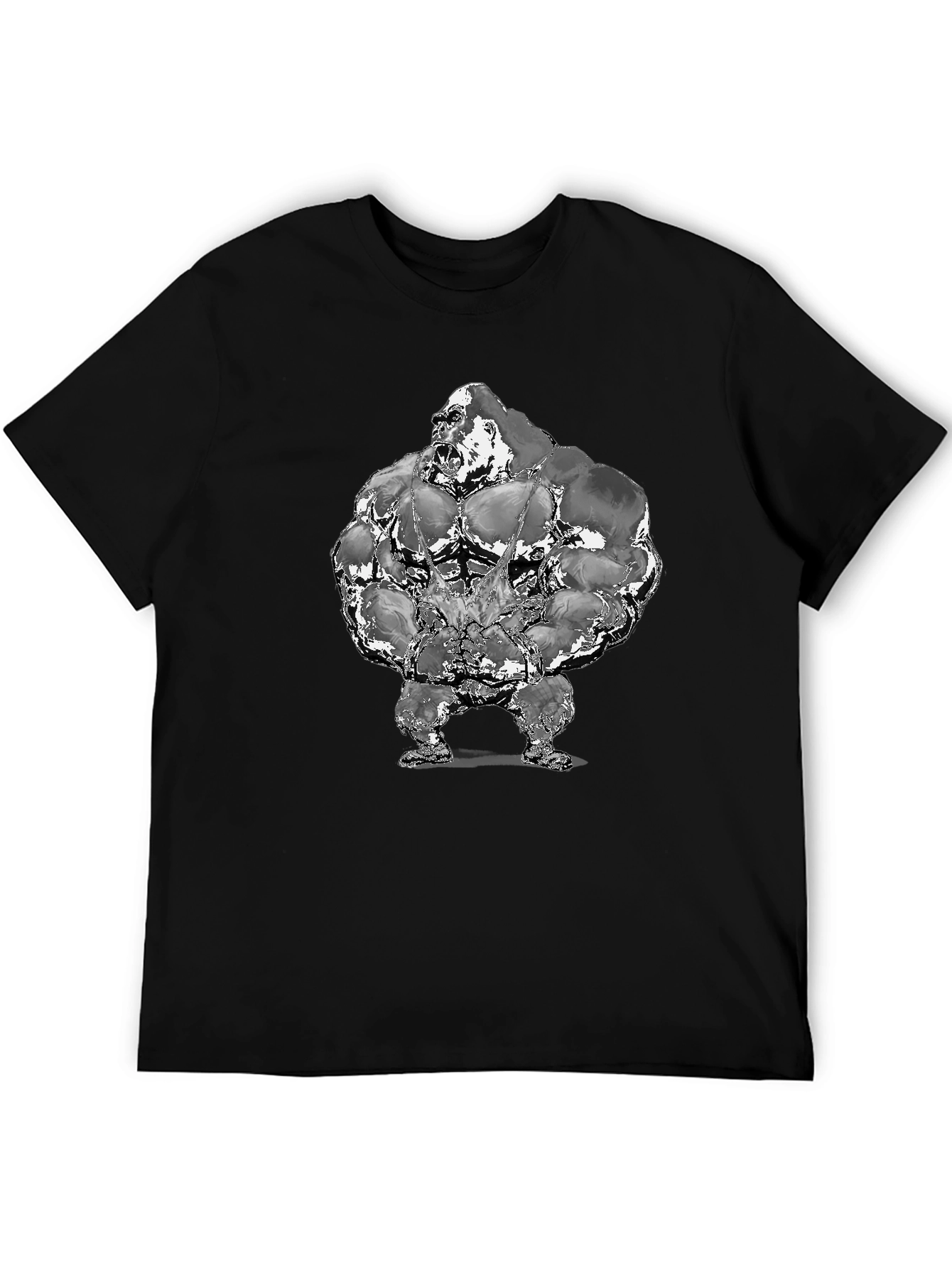 Gorilla Bodybuilder Graphic T-Shirt