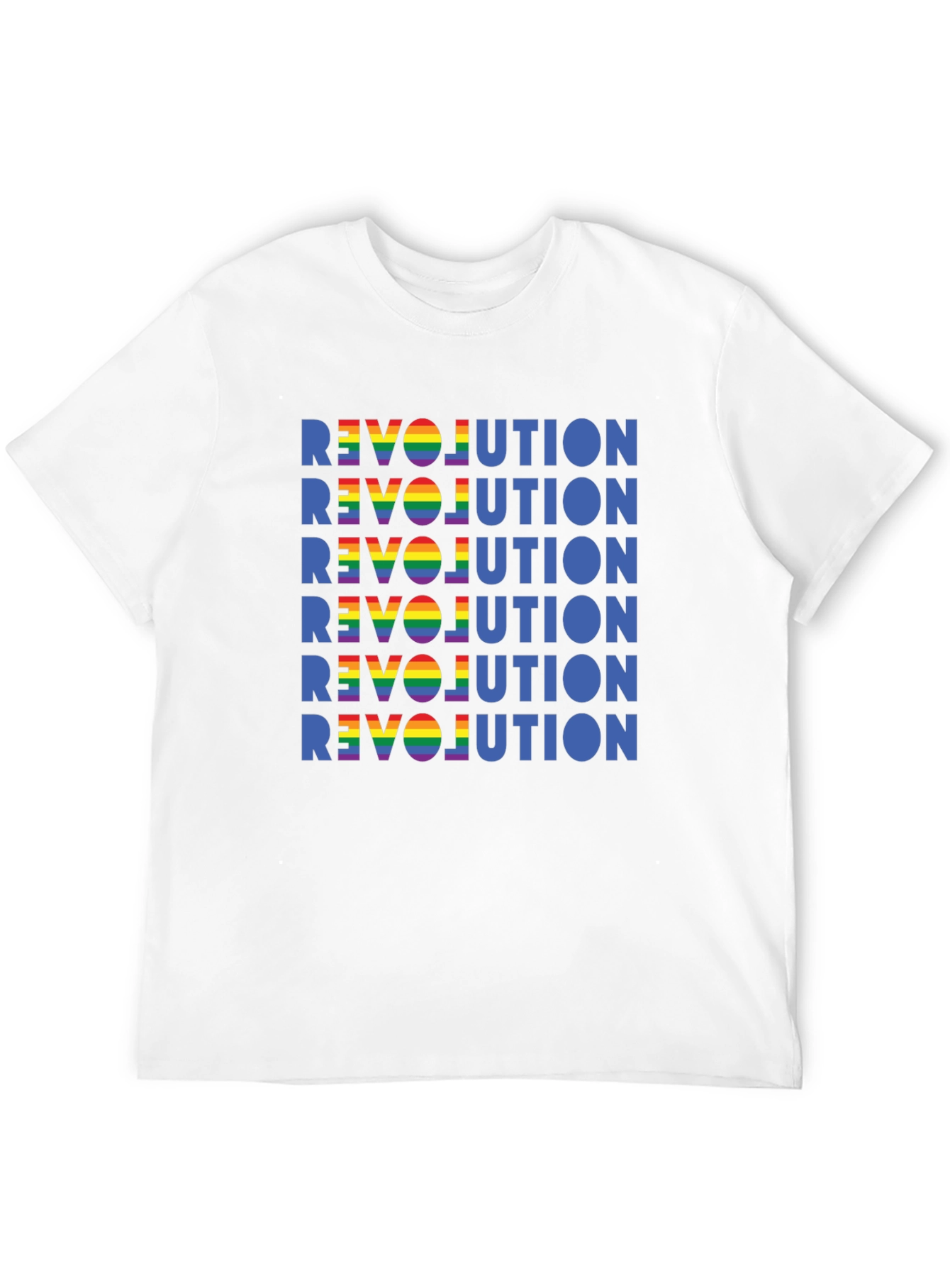 Rainbow Revolution Graphic Tee - Pride Unisex