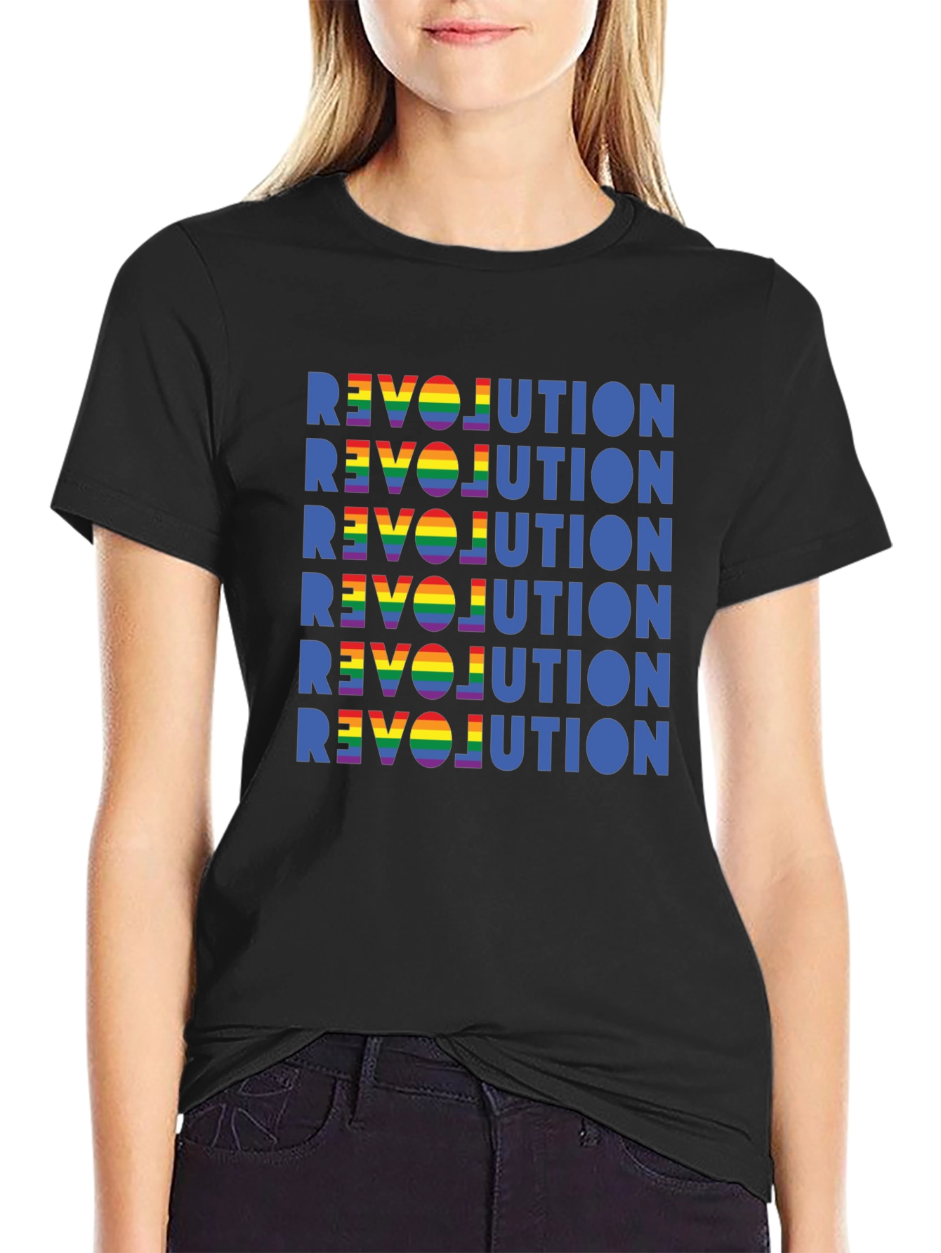 Rainbow Revolution Graphic Tee - Pride Unisex