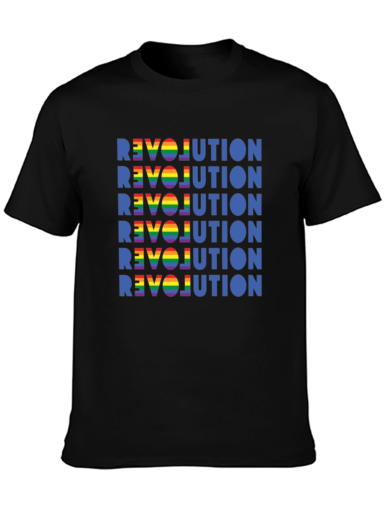 Rainbow Revolution Graphic Tee - Pride Unisex