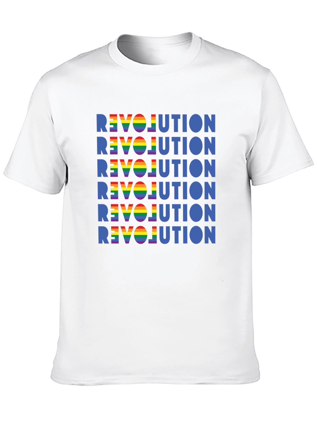 Rainbow Revolution Graphic Tee - Pride Unisex
