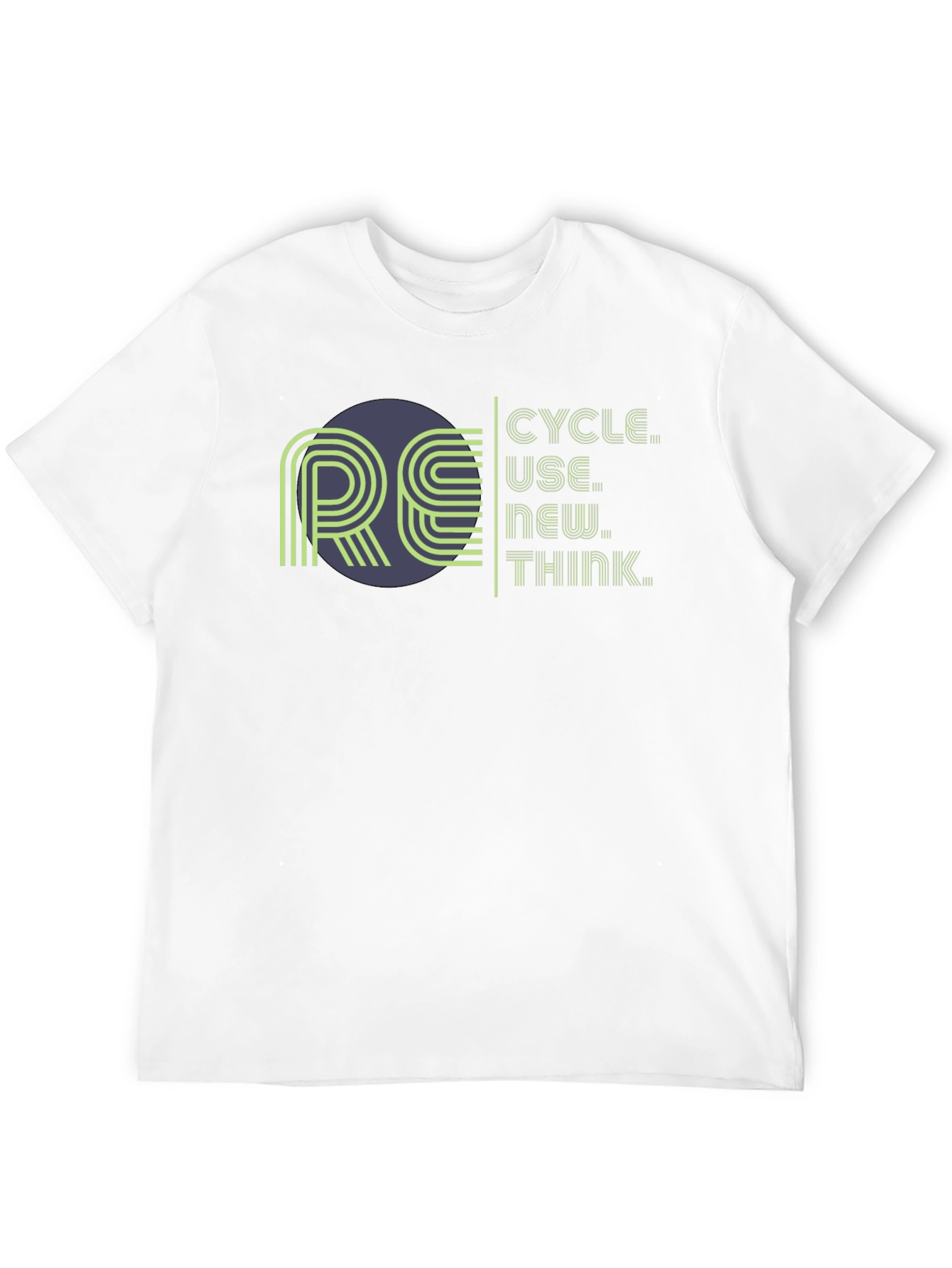 Eco-Friendly RE Graphic Black T-Shirt
