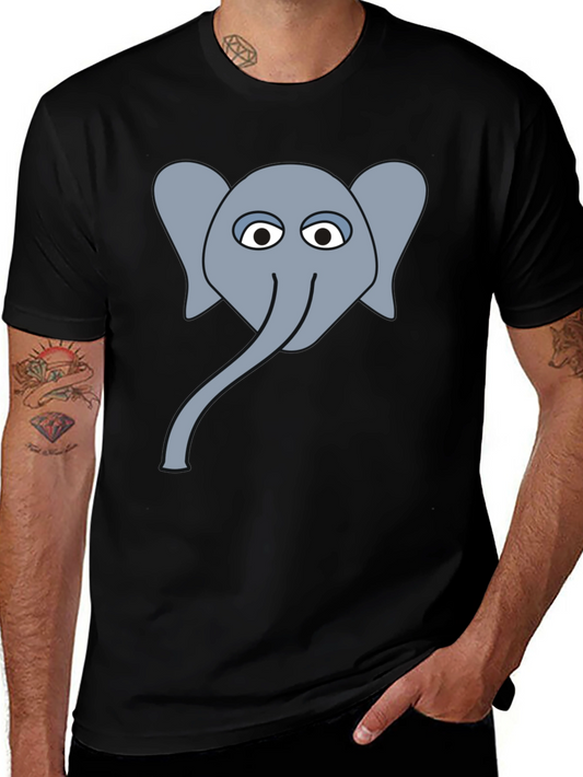 Elephant Graphic Tee - Mens Black T-Shirt